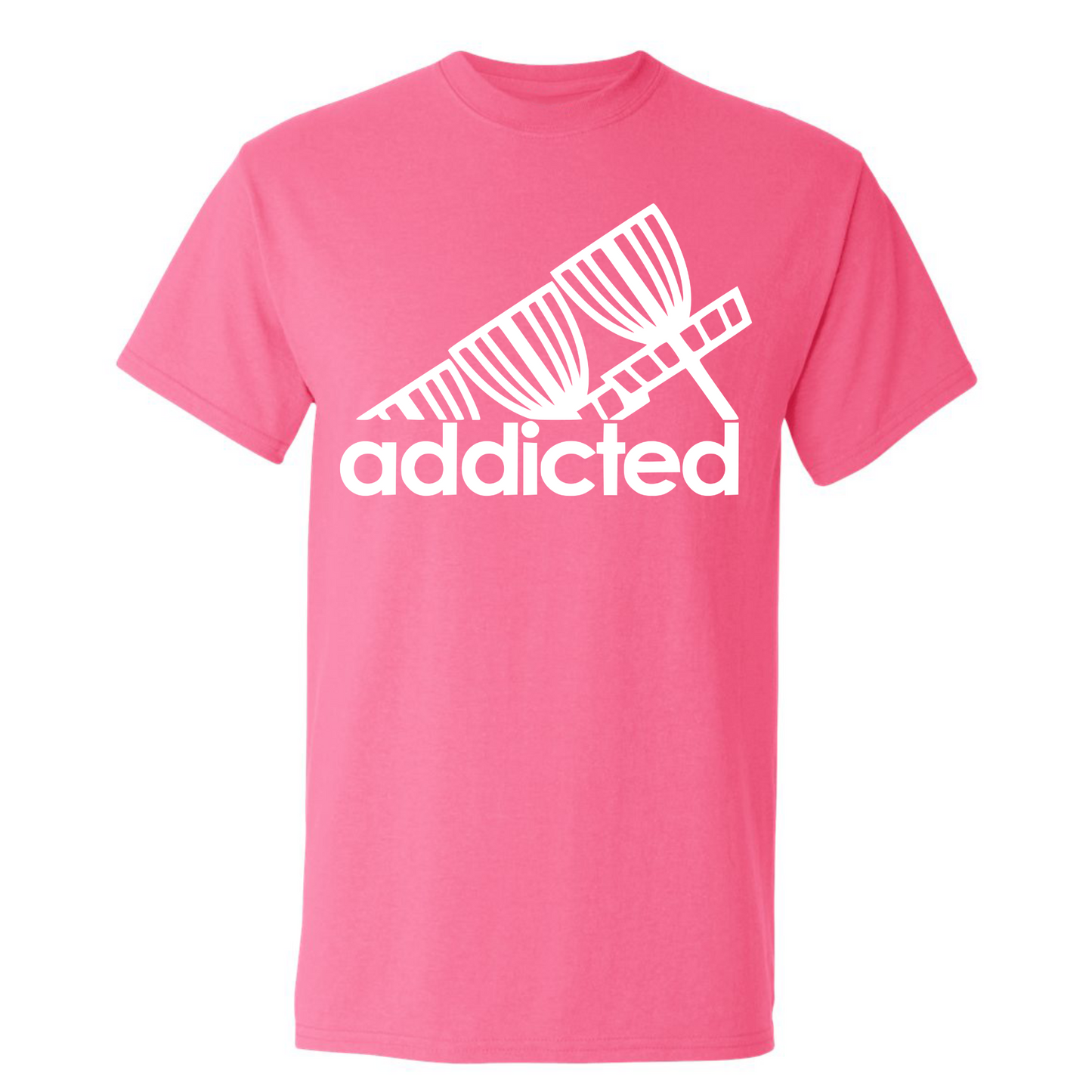 Disc Golf T Shirt ADDICTED Discgolfer Discgolfing Shirt