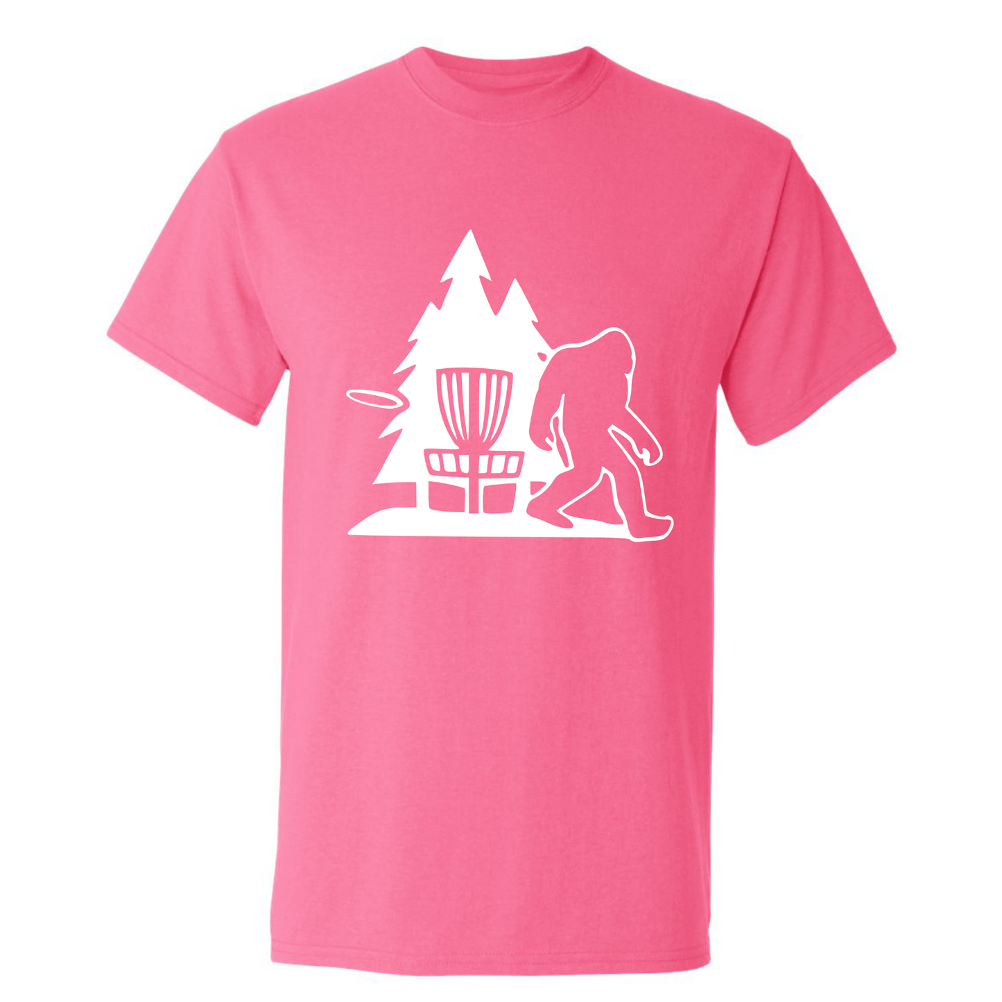 Disc Golf T Shirt SASQUATCH BASKET Discgolfer Discgolfing Shirt