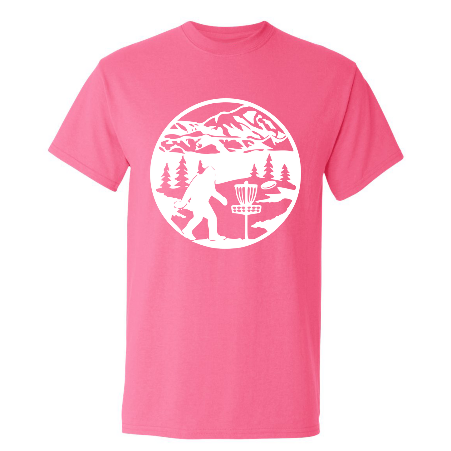 Disc Golf T Shirt SASQUATCH MOUNTAINS Discgolfer Discgolfing Shirt