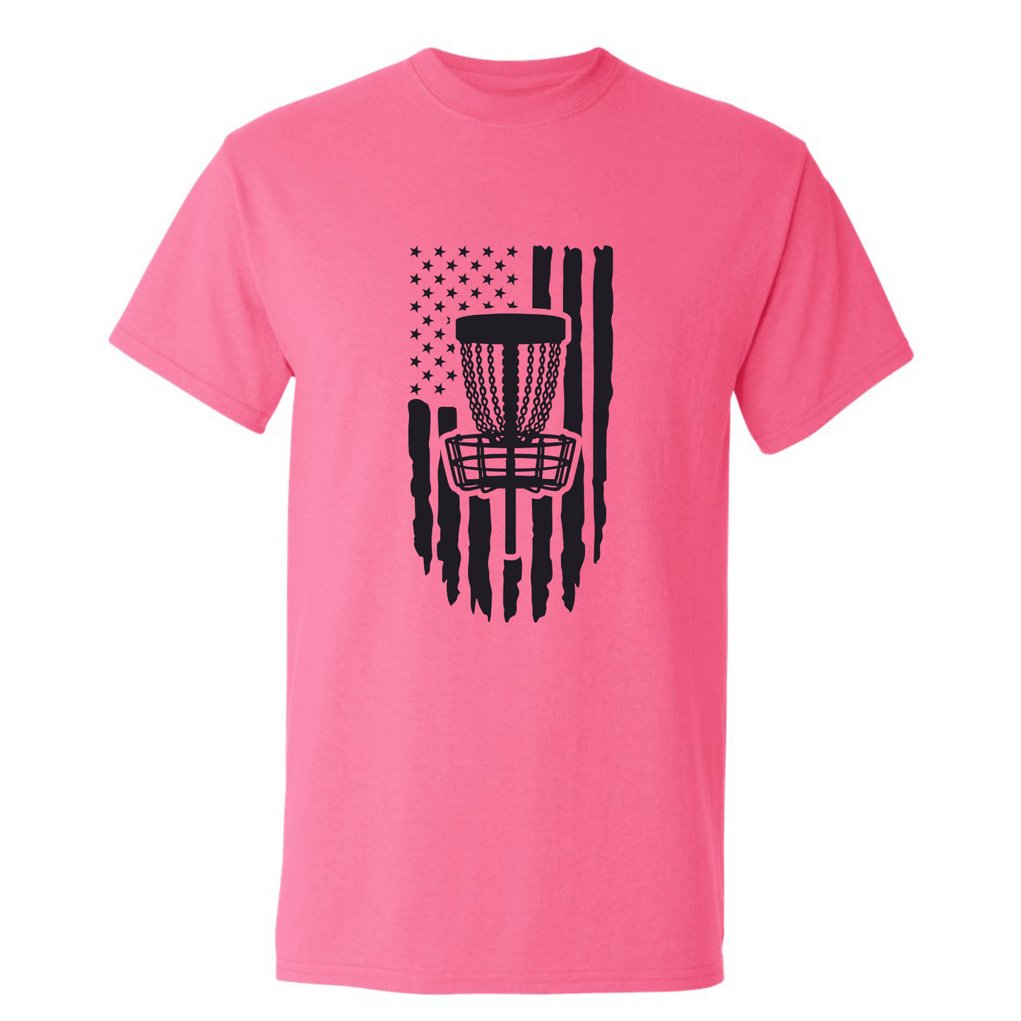 Disc Golf Shirt American Flag PATRIOTIC Discgolfing Discgolfer Graphic T-Shirt
