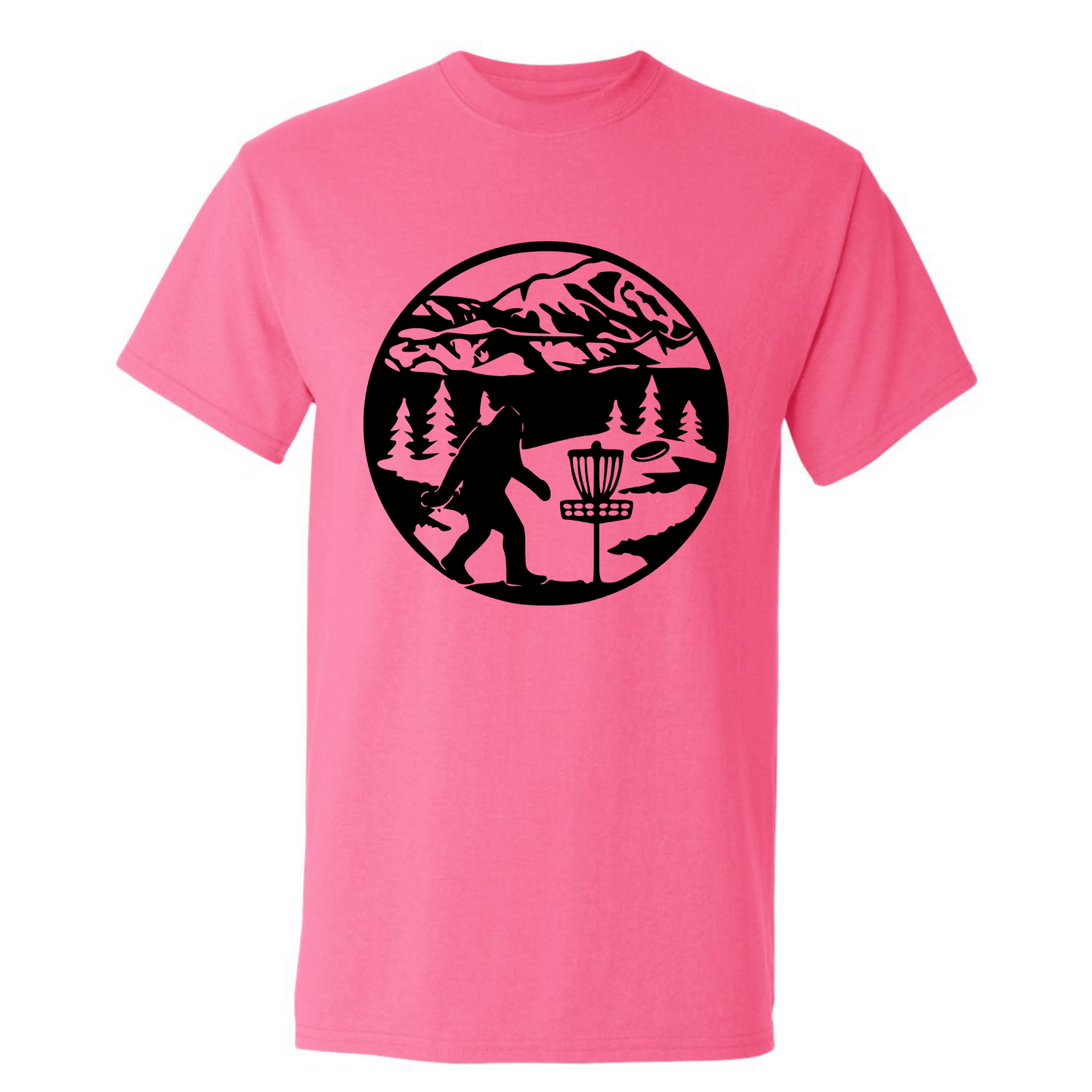 Disc Golf T Shirt SASQUATCH MOUNTAINS Discgolfer Discgolfing Shirt