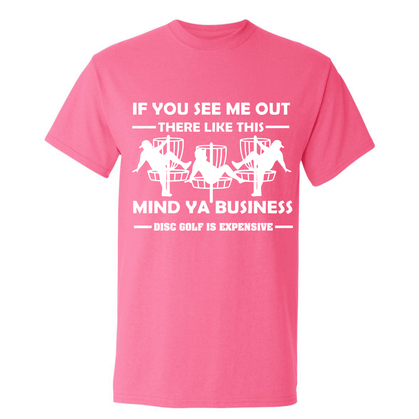 Disc Golf T Shirt STRIPPER MAN DiscGolf Funny Discgolfing Discgolfer Shirt