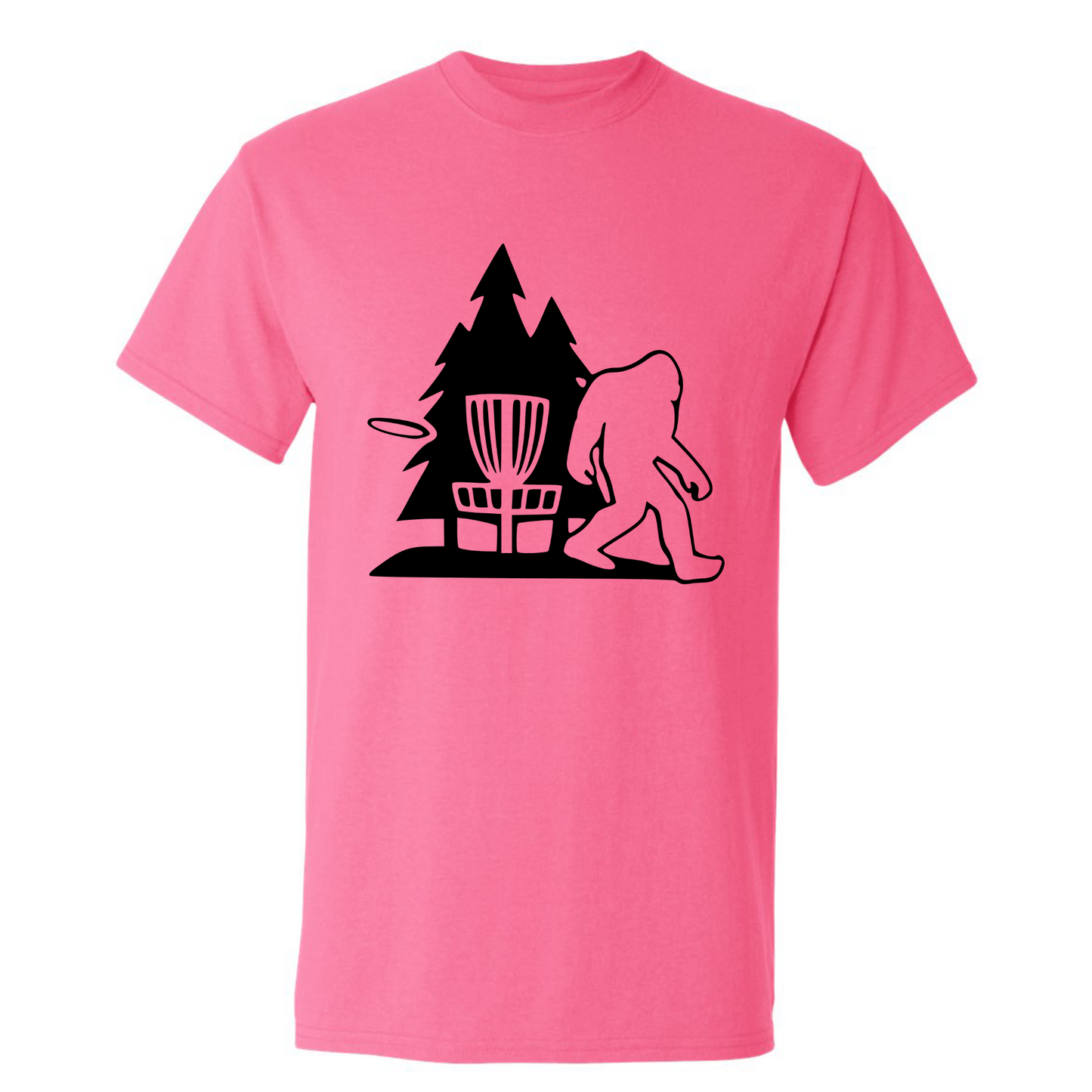 Disc Golf T Shirt SASQUATCH BASKET Discgolfer Discgolfing Shirt