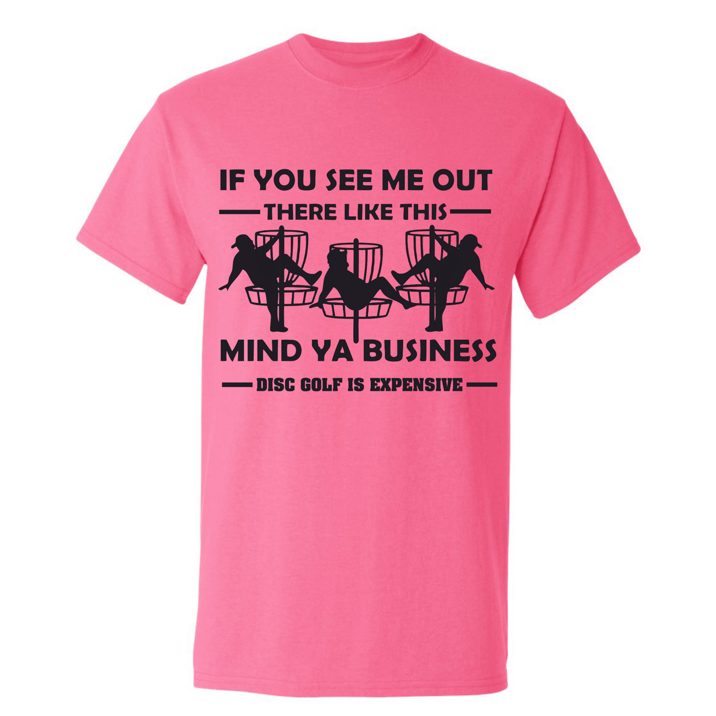 Disc Golf T Shirt STRIPPER MAN DiscGolf Funny Discgolfing Discgolfer Shirt