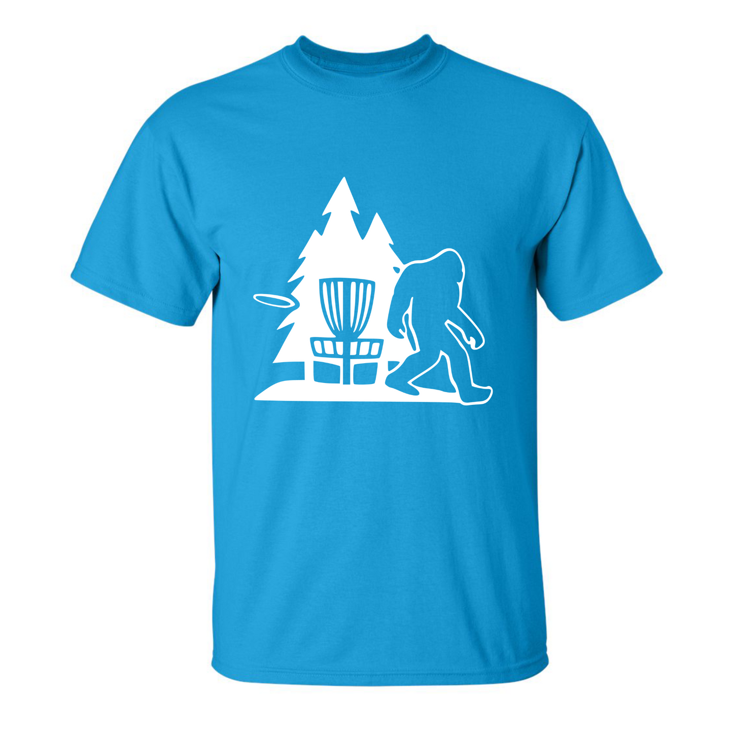 Disc Golf T Shirt SASQUATCH BASKET Discgolfer Discgolfing Shirt