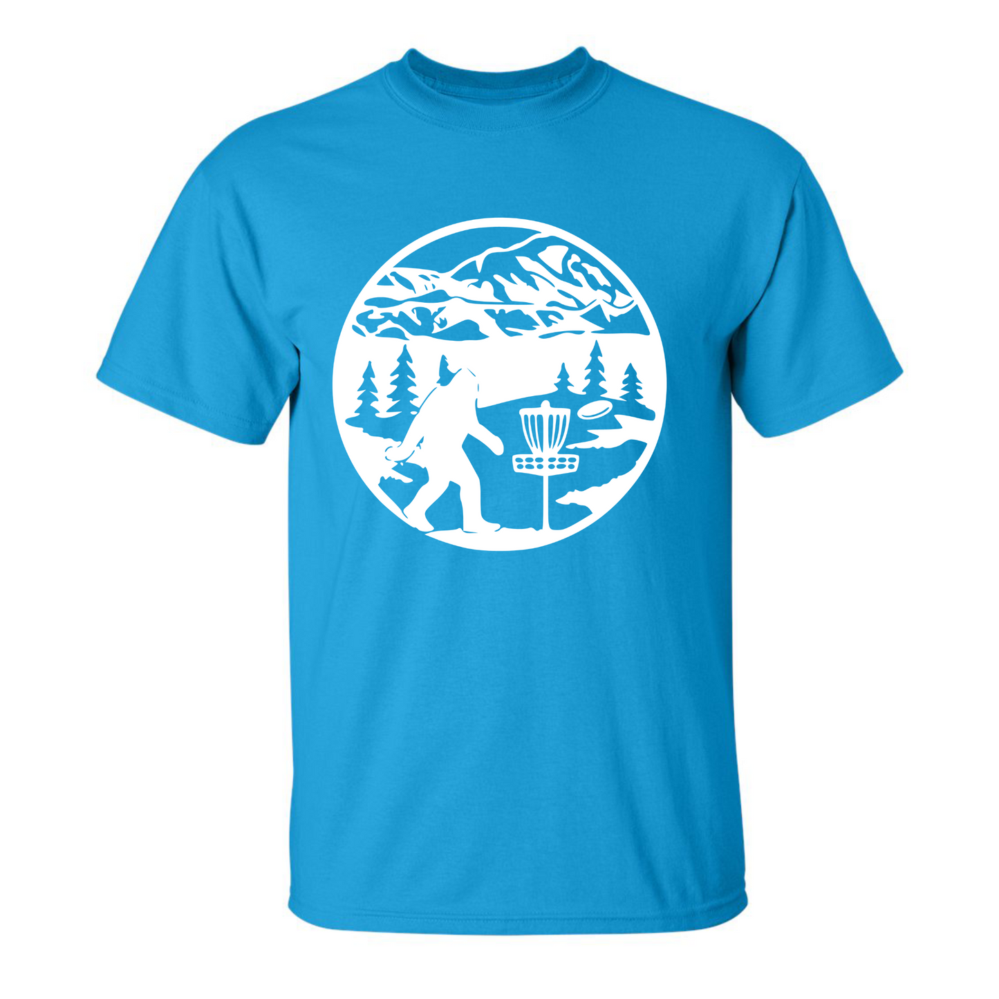 Disc Golf T Shirt SASQUATCH MOUNTAINS Discgolfer Discgolfing Shirt