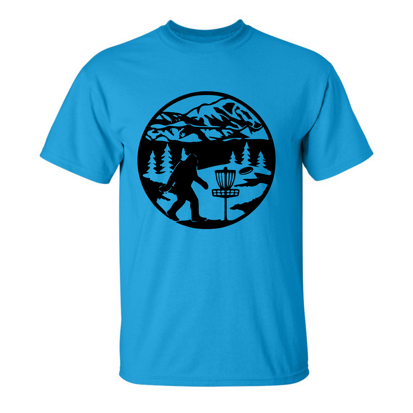Disc Golf T Shirt SASQUATCH MOUNTAINS Discgolfer Discgolfing Shirt