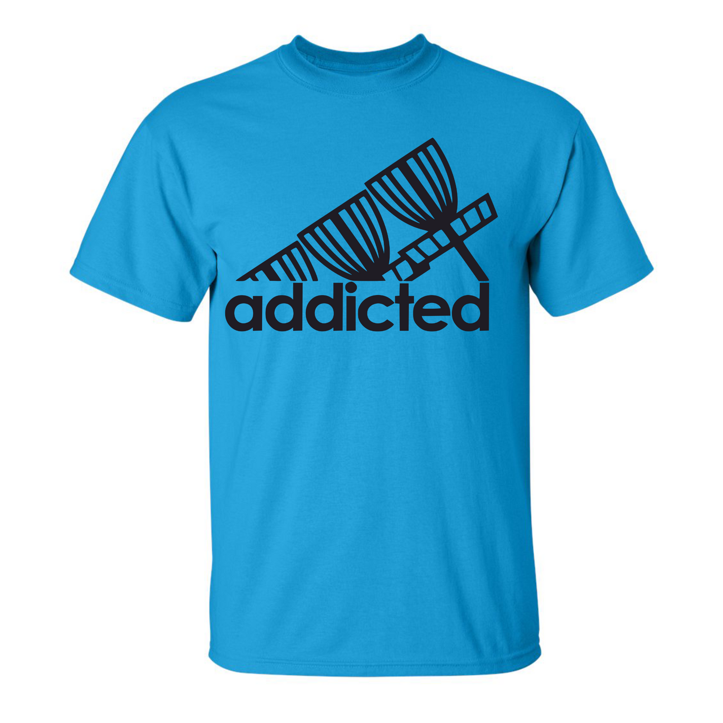 Disc Golf T Shirt ADDICTED Discgolfer Discgolfing Shirt
