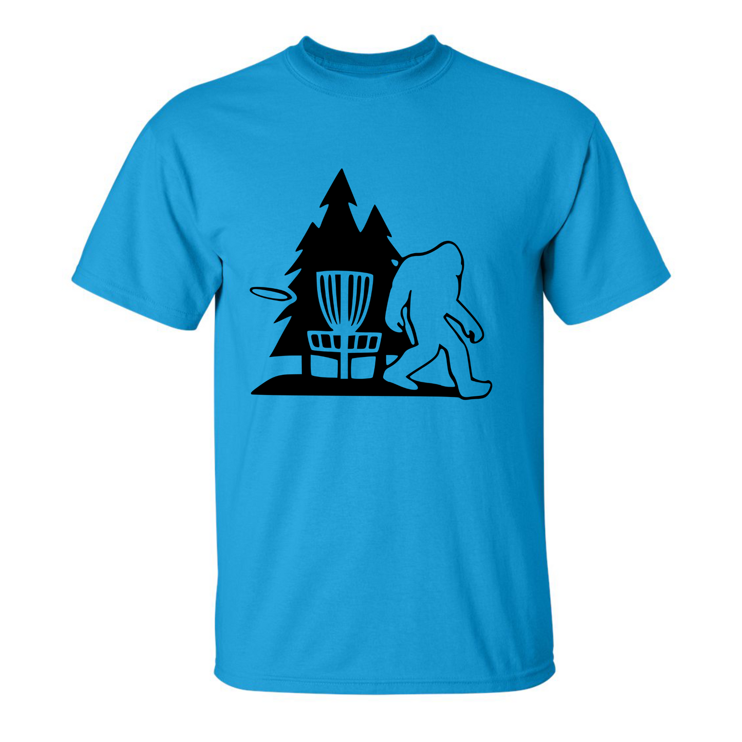 Disc Golf T Shirt SASQUATCH BASKET Discgolfer Discgolfing Shirt