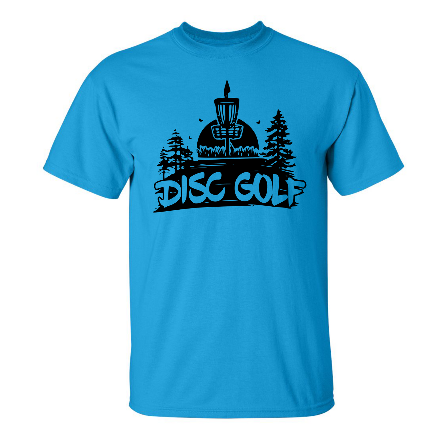 Disc Golf T Shirt DISCGOLF SUNSET Discgolfer Discgolfing Shirt