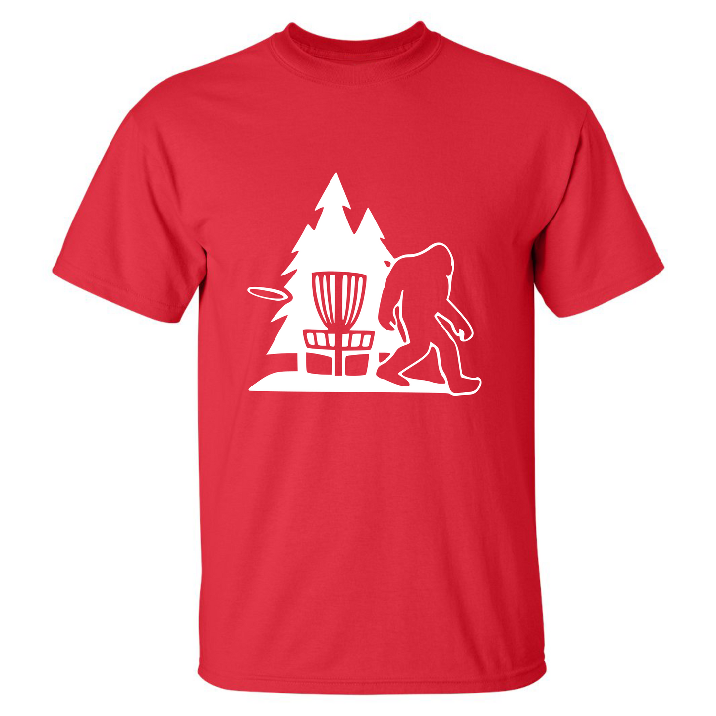 Disc Golf T Shirt SASQUATCH BASKET Discgolfer Discgolfing Shirt