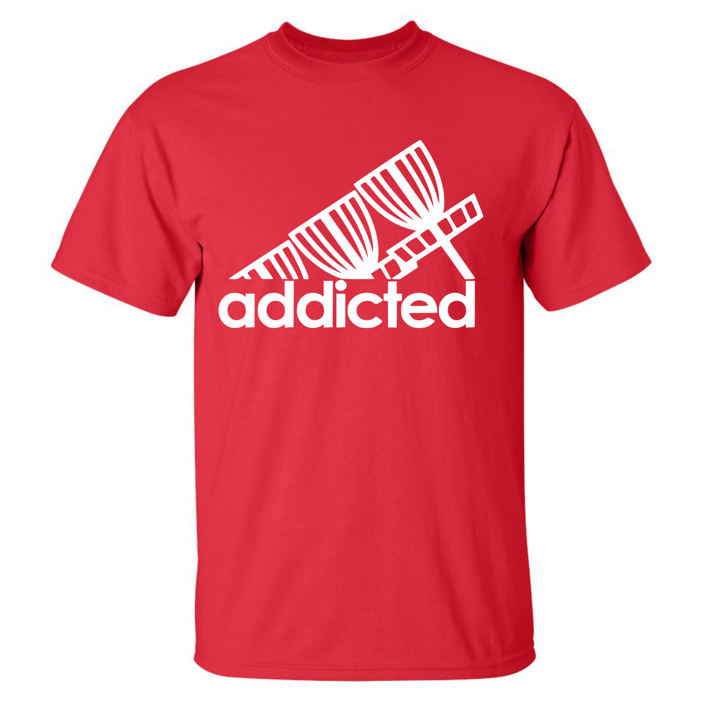 Disc Golf T Shirt ADDICTED Discgolfer Discgolfing Shirt