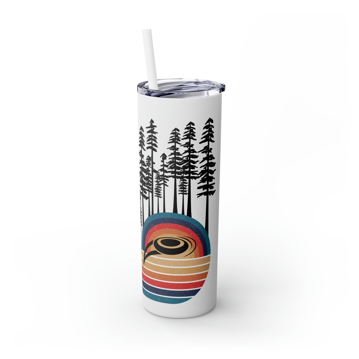 Skinny Tumbler with Straw, 20oz