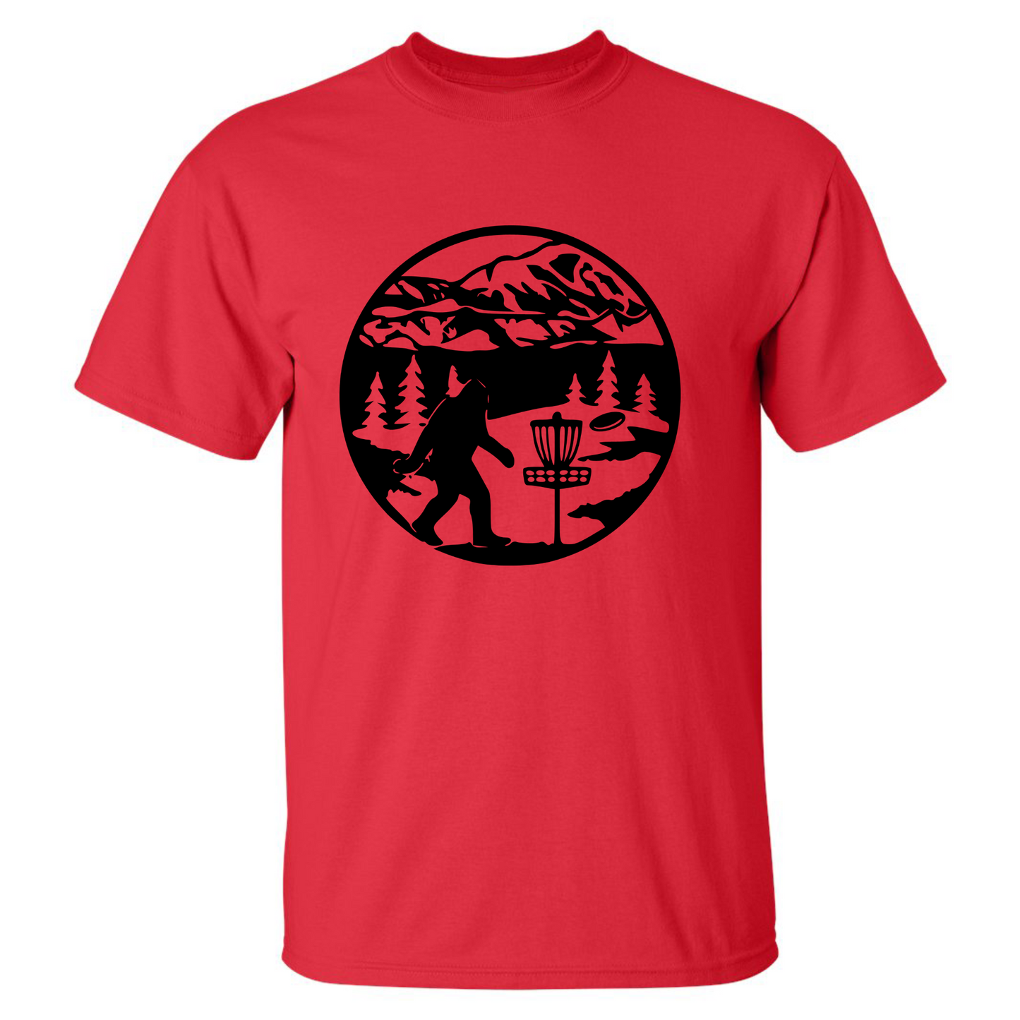 Disc Golf T Shirt SASQUATCH MOUNTAINS Discgolfer Discgolfing Shirt