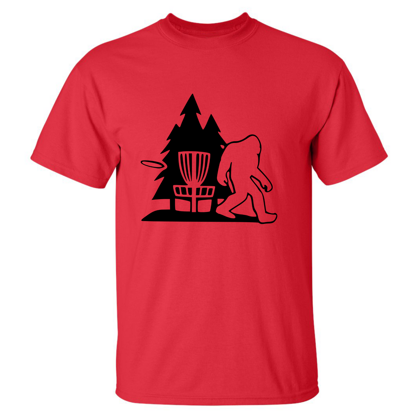 Disc Golf T Shirt SASQUATCH BASKET Discgolfer Discgolfing Shirt