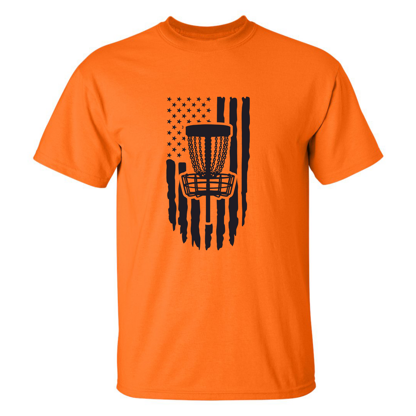 Disc Golf Shirt American Flag PATRIOTIC Discgolfing Discgolfer Graphic T-Shirt