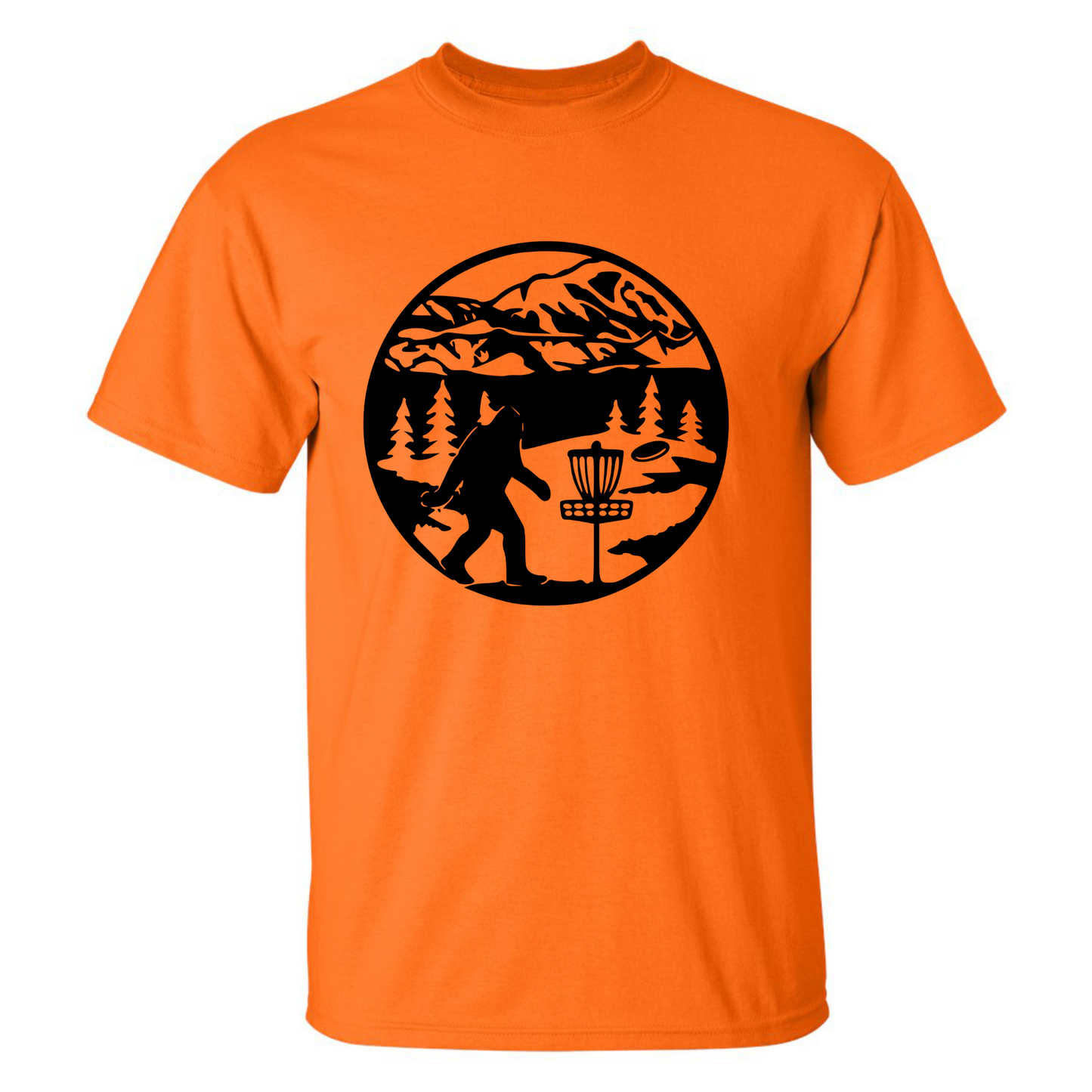 Disc Golf T Shirt SASQUATCH MOUNTAINS Discgolfer Discgolfing Shirt