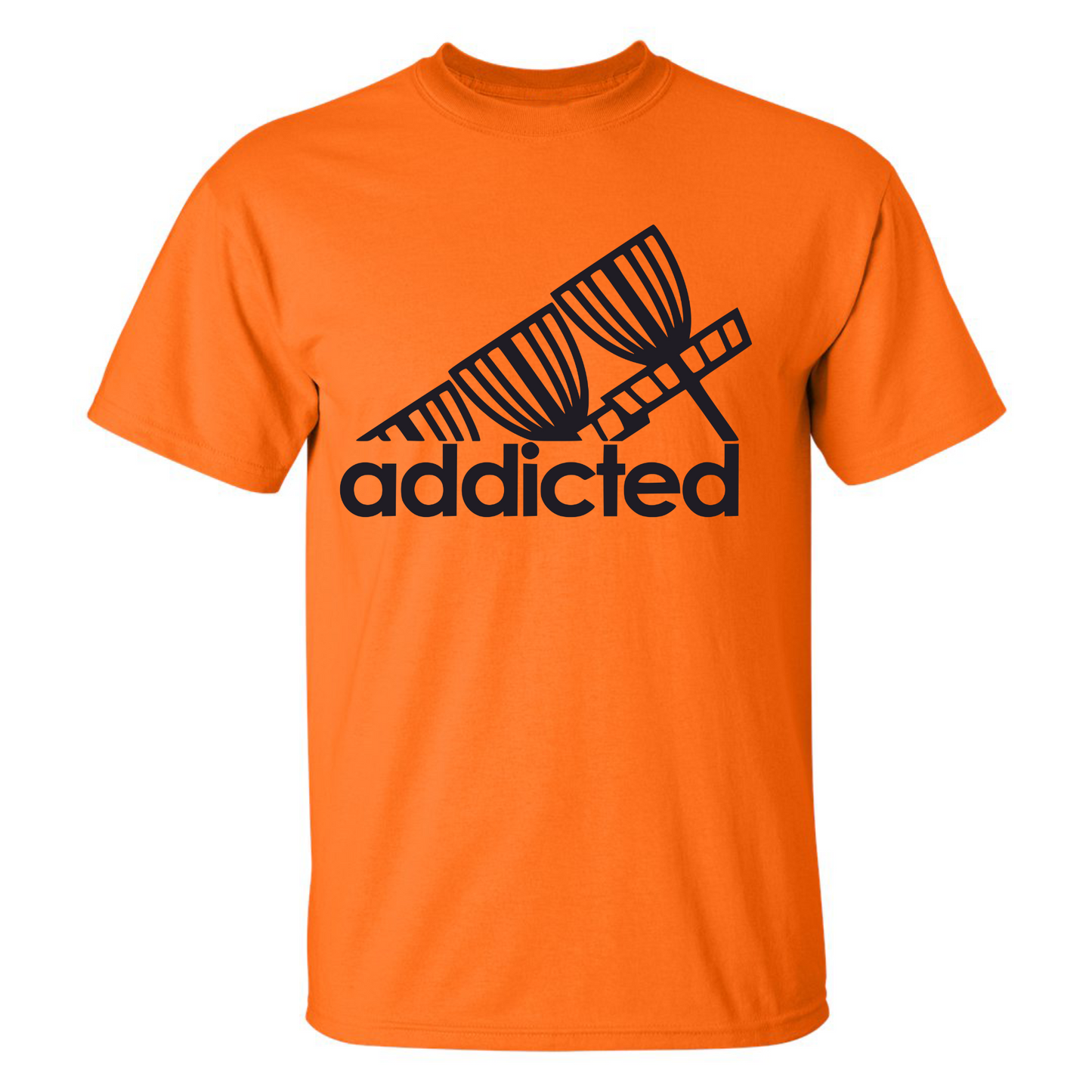 Disc Golf T Shirt ADDICTED Discgolfer Discgolfing Shirt