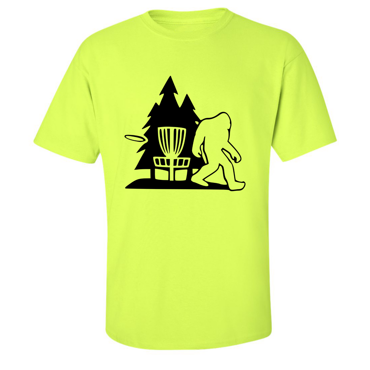 Disc Golf T Shirt SASQUATCH BASKET Discgolfer Discgolfing Shirt