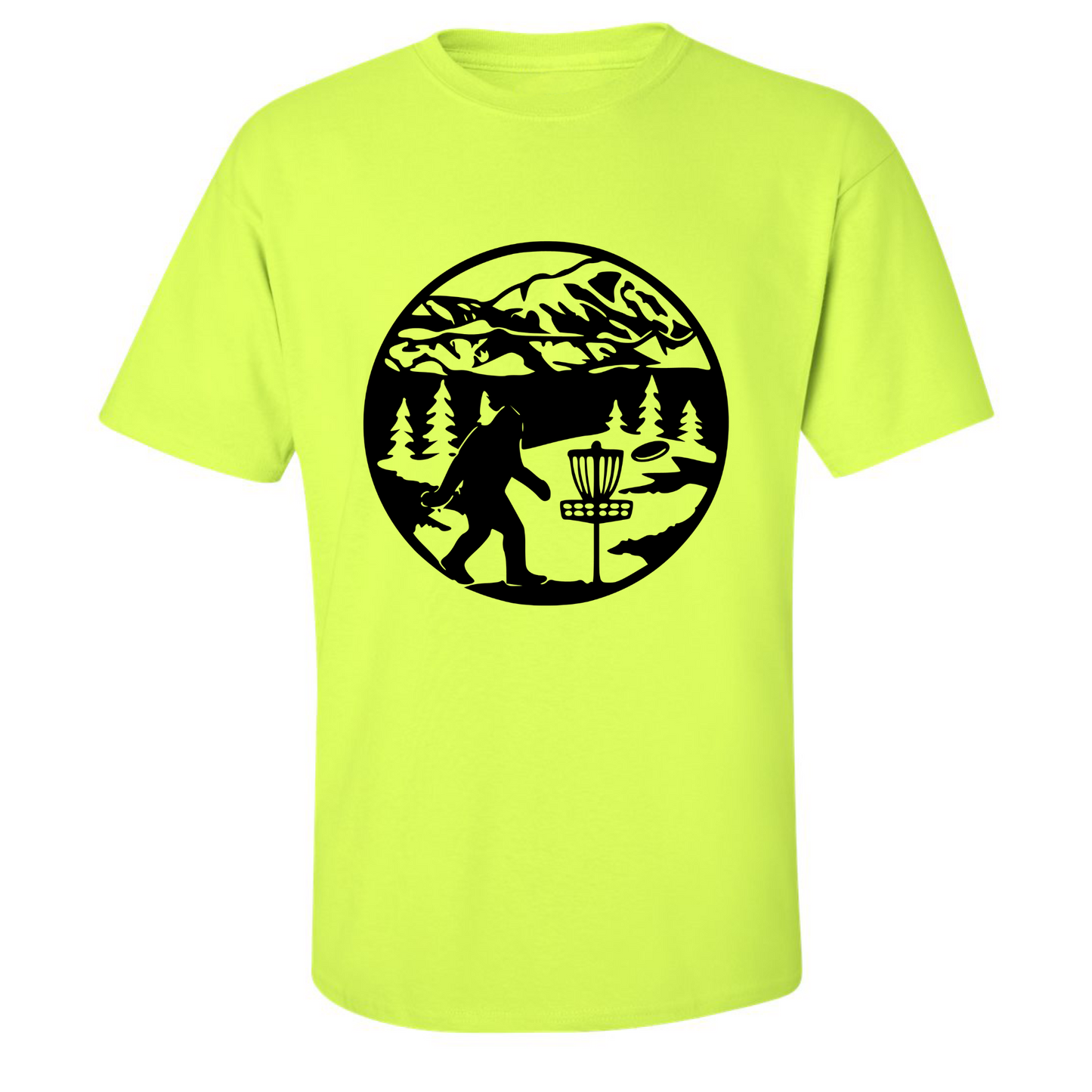 Disc Golf T Shirt SASQUATCH MOUNTAINS Discgolfer Discgolfing Shirt