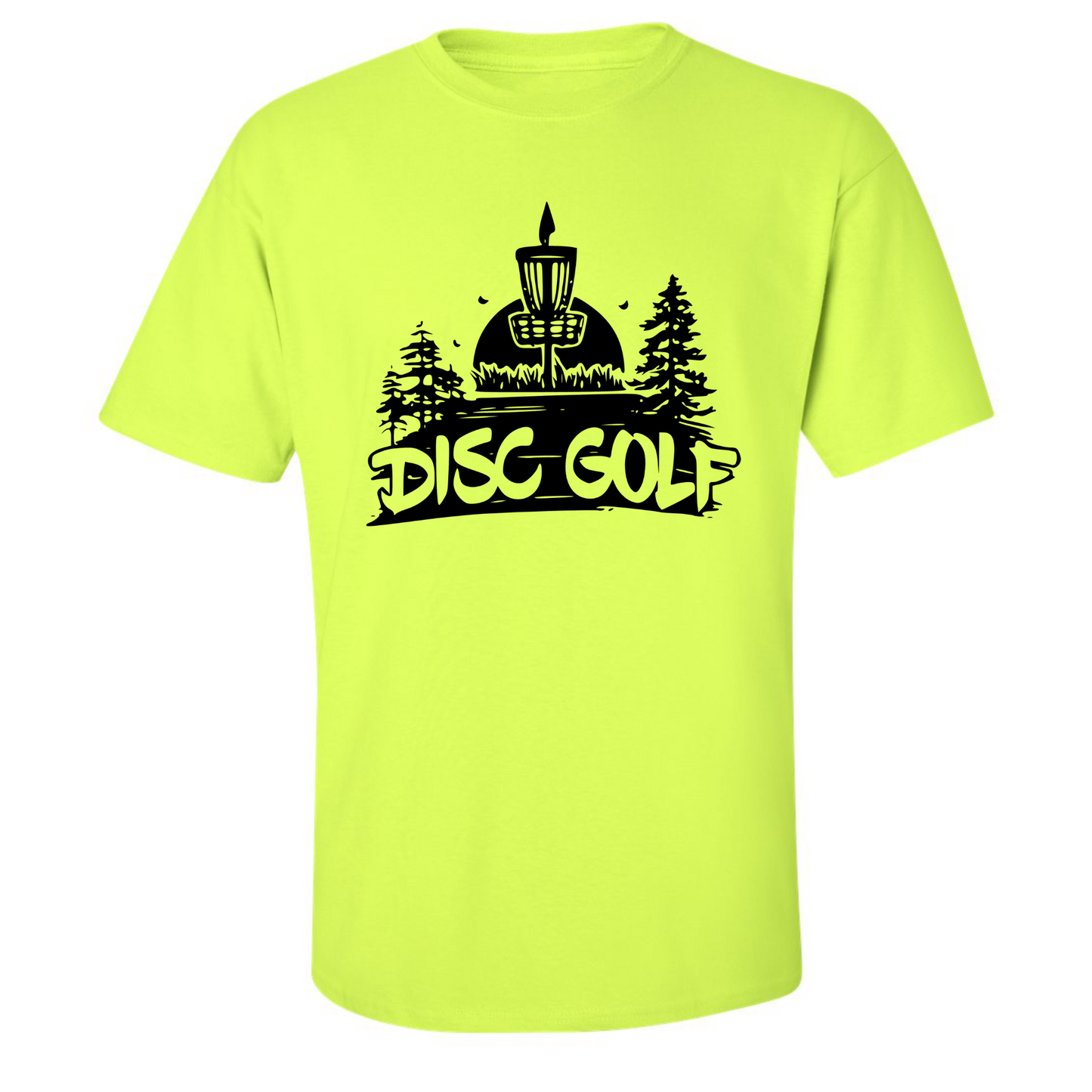 Disc Golf T Shirt DISCGOLF SUNSET Discgolfer Discgolfing Shirt