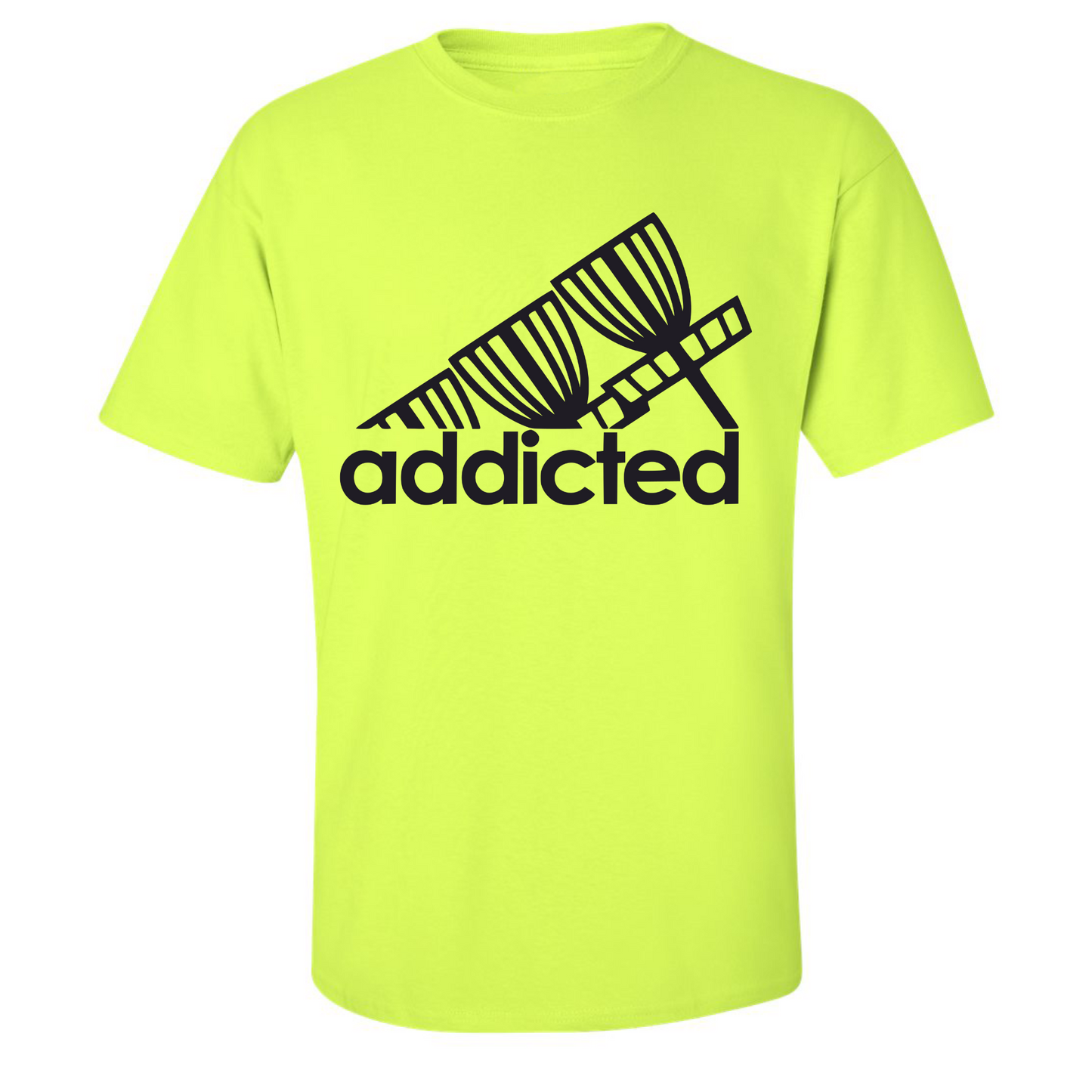 Disc Golf T Shirt ADDICTED Discgolfer Discgolfing Shirt