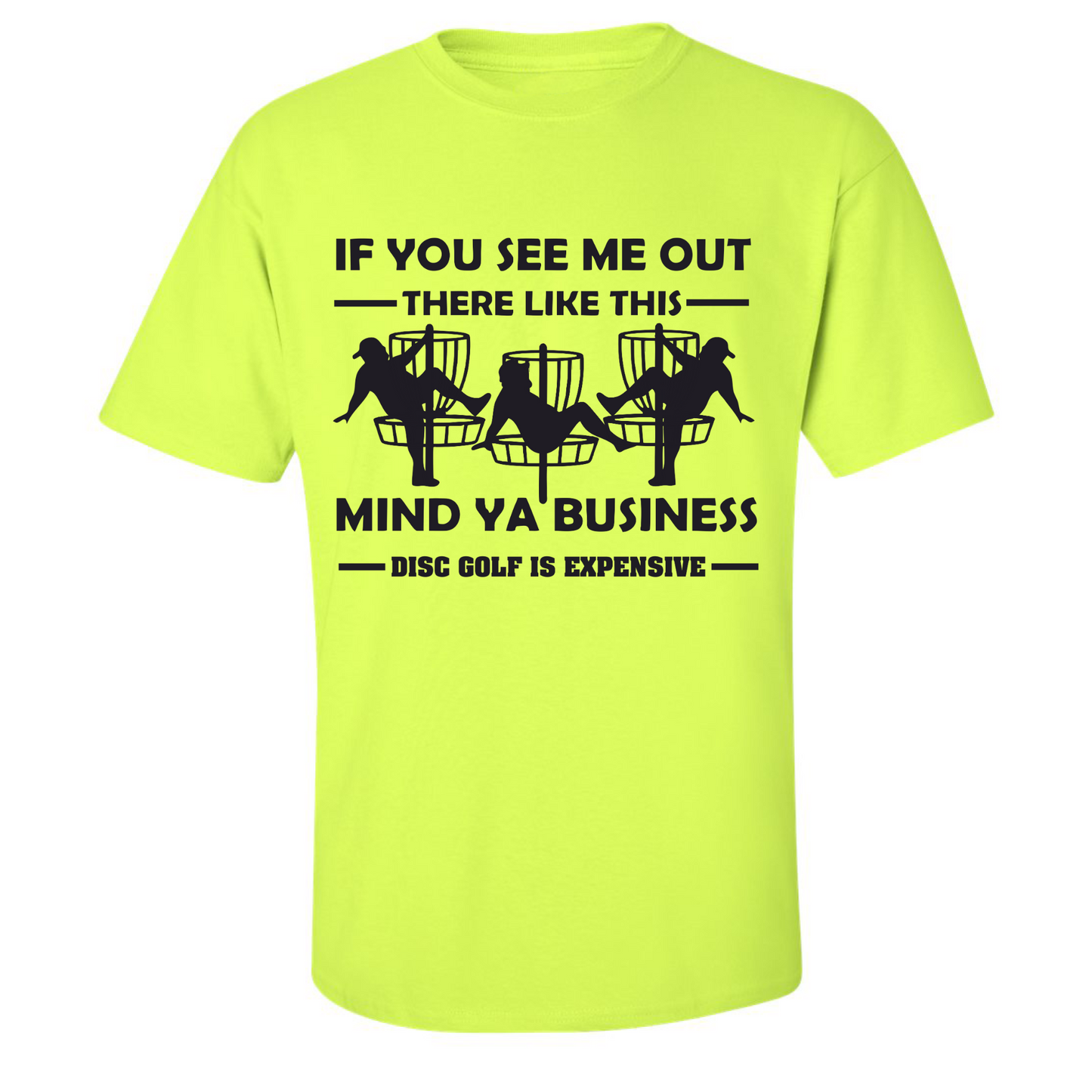 Disc Golf T Shirt STRIPPER MAN DiscGolf Funny Discgolfing Discgolfer Shirt