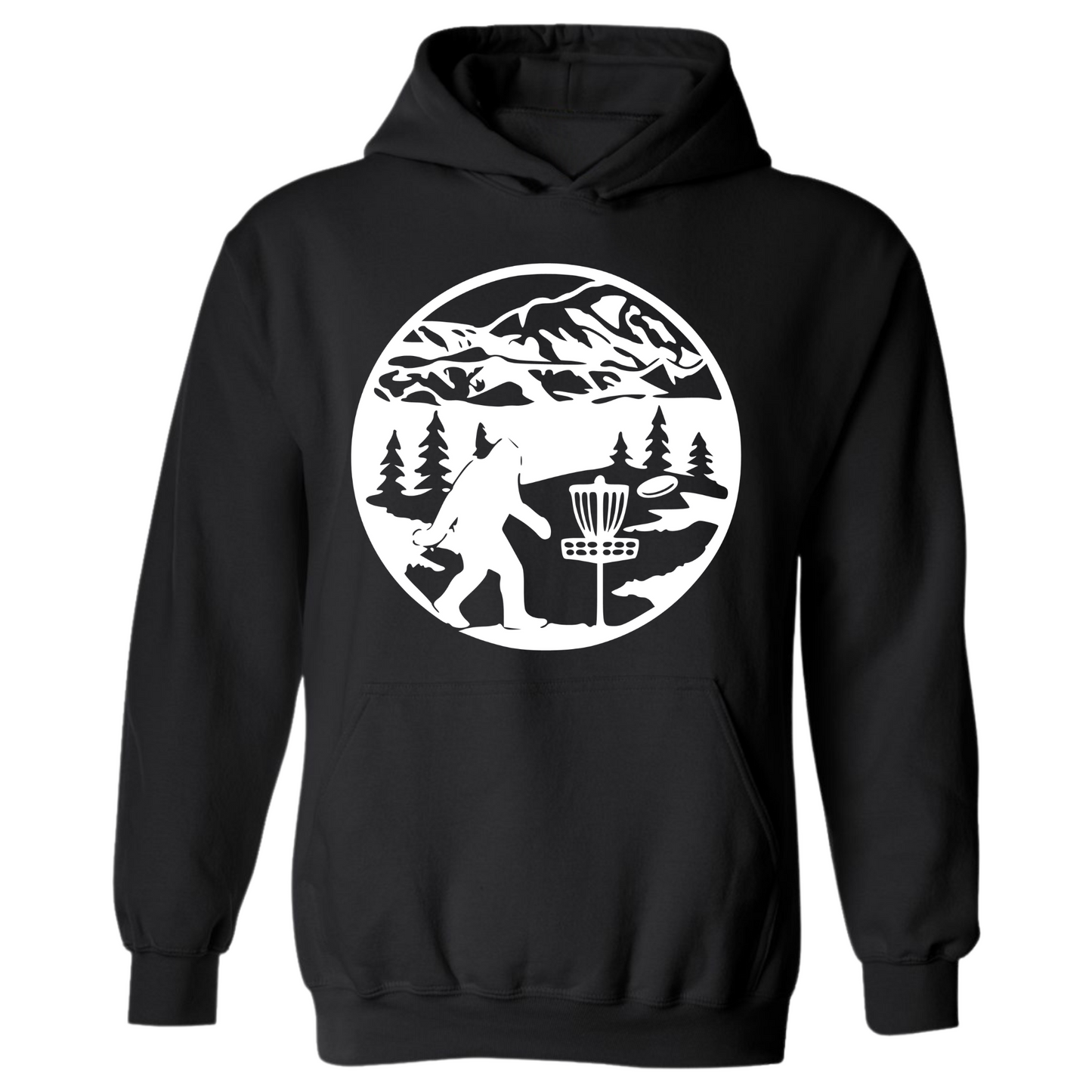 Disc Golf Hoodie SASQUATCH MOUNTAINS Discgolfer Discgolfing Sweatshirt