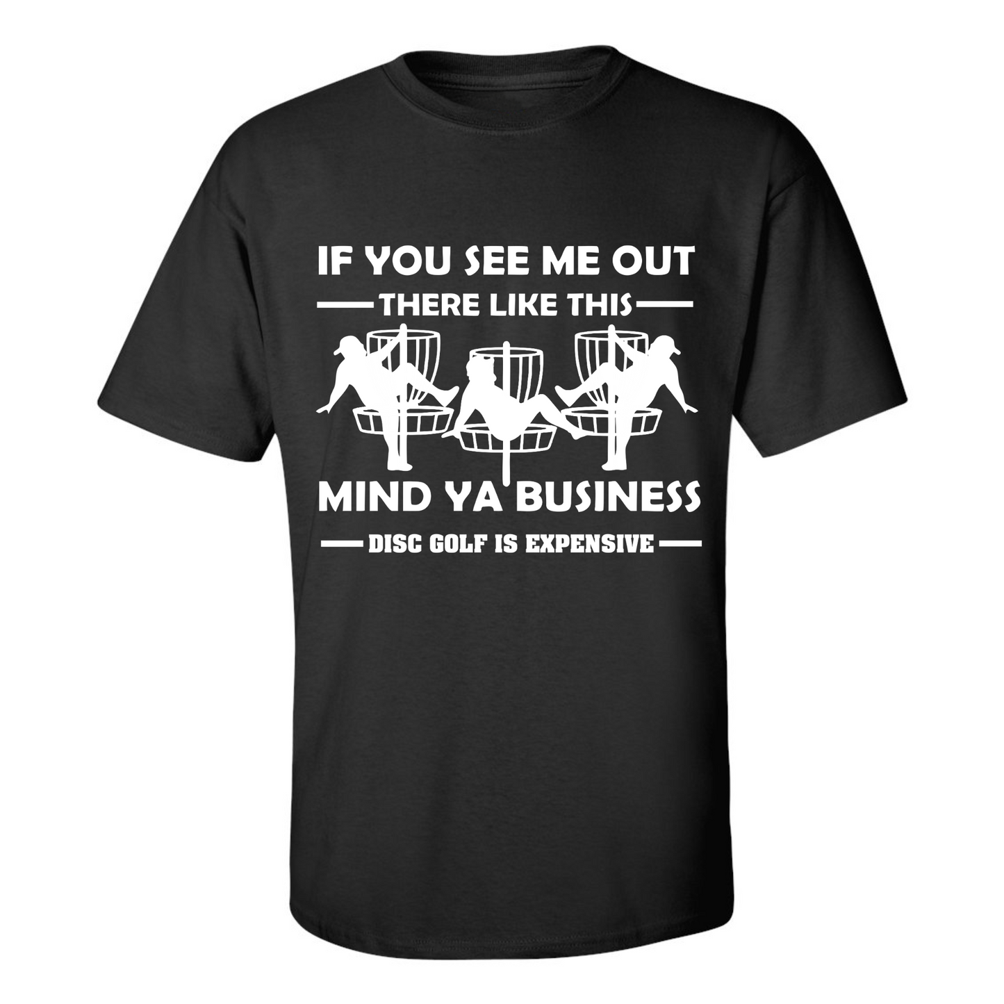 Disc Golf T Shirt STRIPPER MAN DiscGolf Funny Discgolfing Discgolfer Shirt