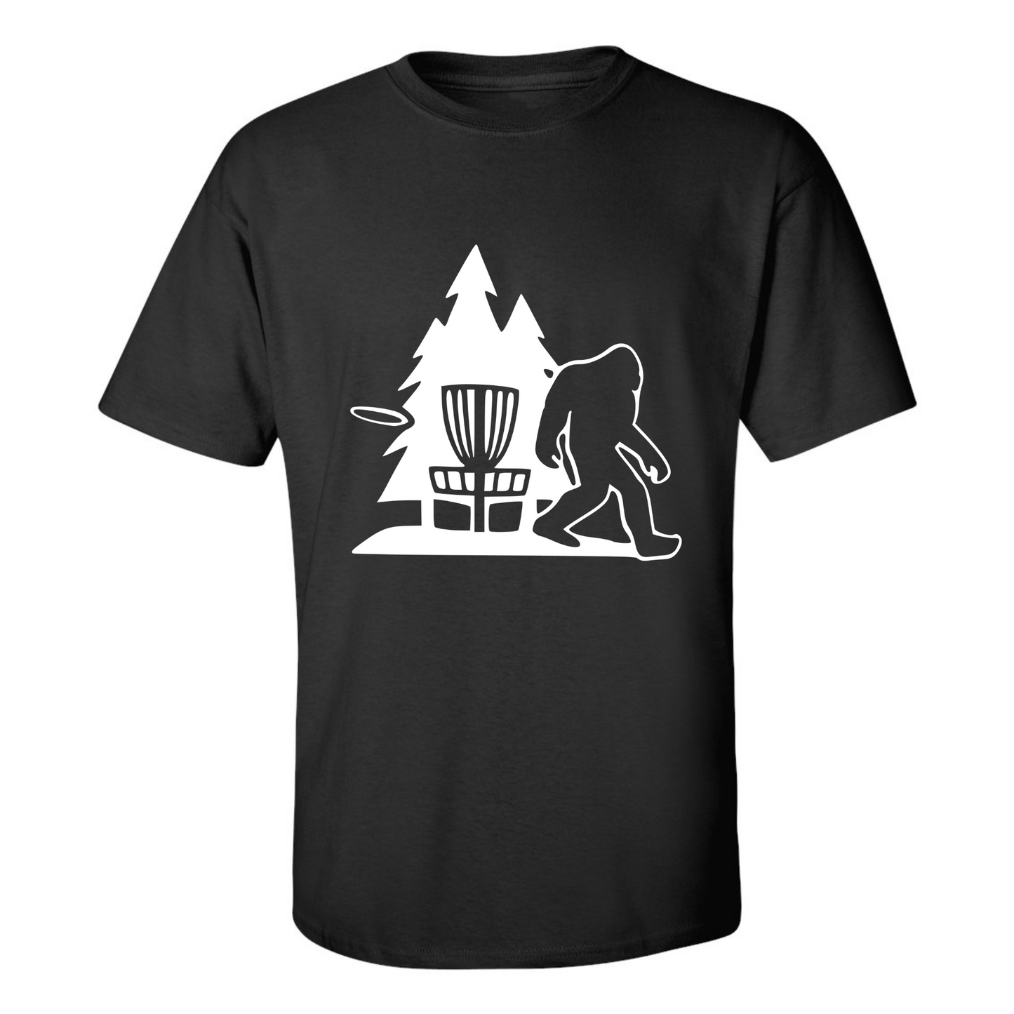 Disc Golf T Shirt SASQUATCH BASKET Discgolfer Discgolfing Shirt