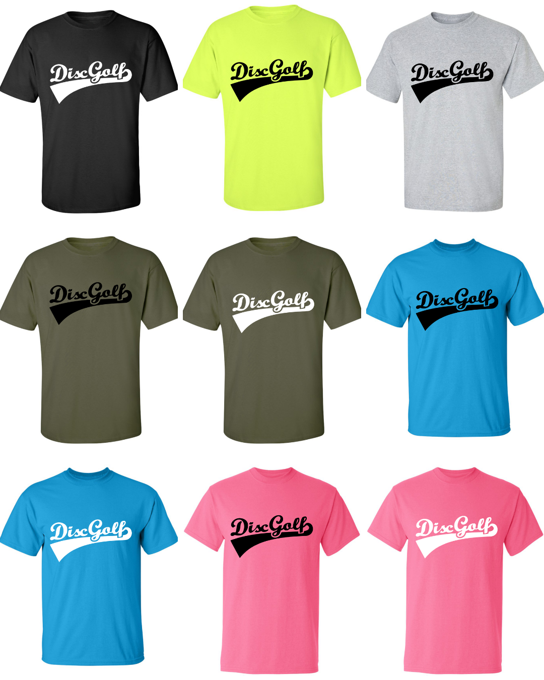Disc Golf T Shirt DISCGOLF LOGO Discgolfer Discgolfing Shirt