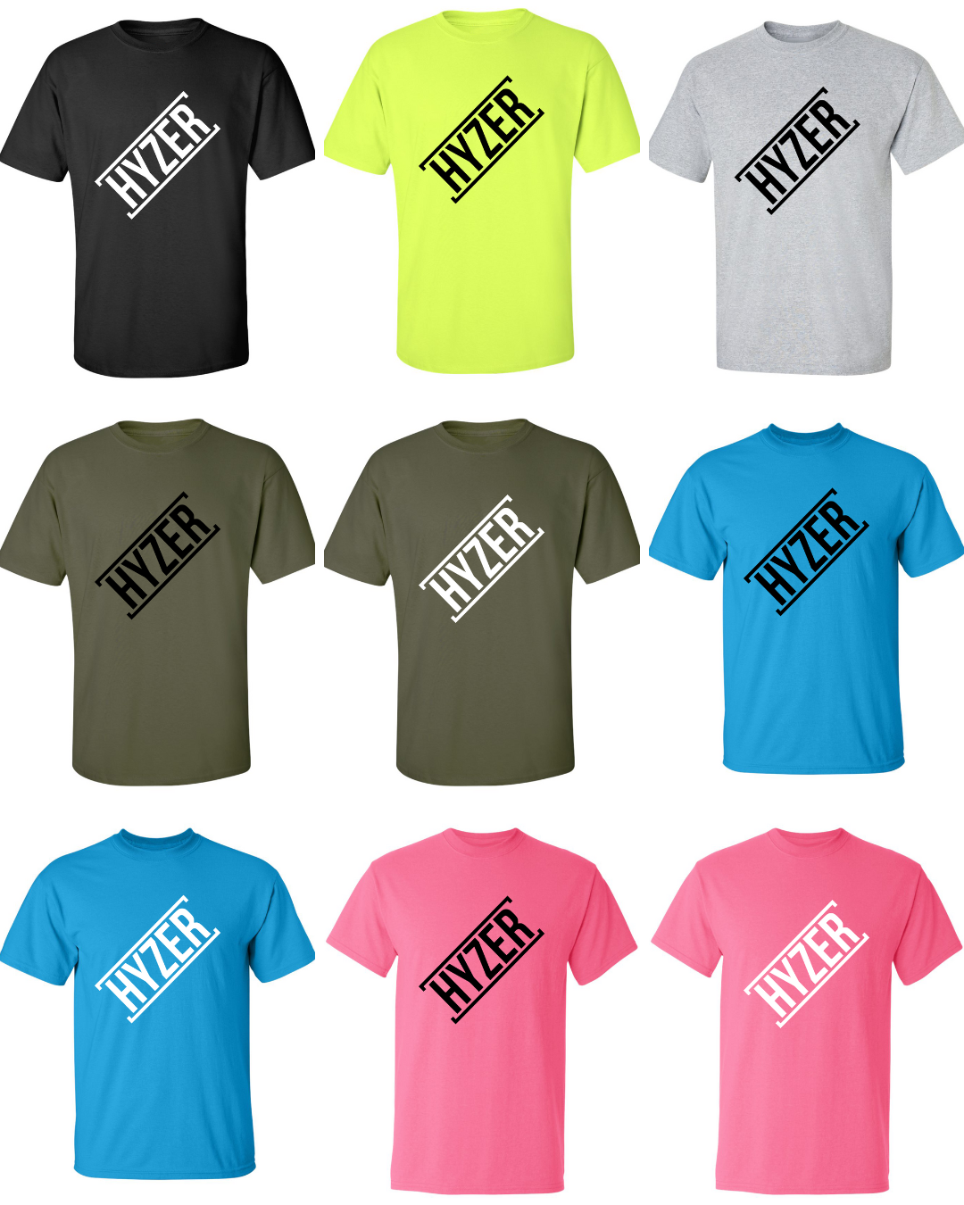 Disc Golf T Shirt Discgolf HYZER Discgolfer Discgolfing Shirt
