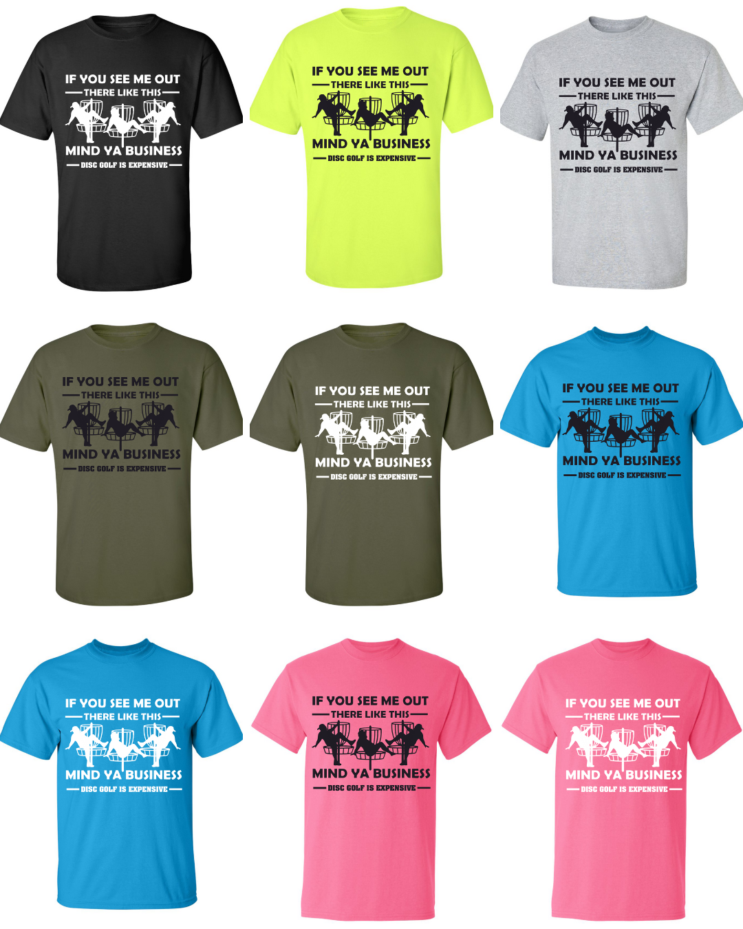 Disc Golf T Shirt STRIPPER MAN DiscGolf Funny Discgolfing Discgolfer Shirt