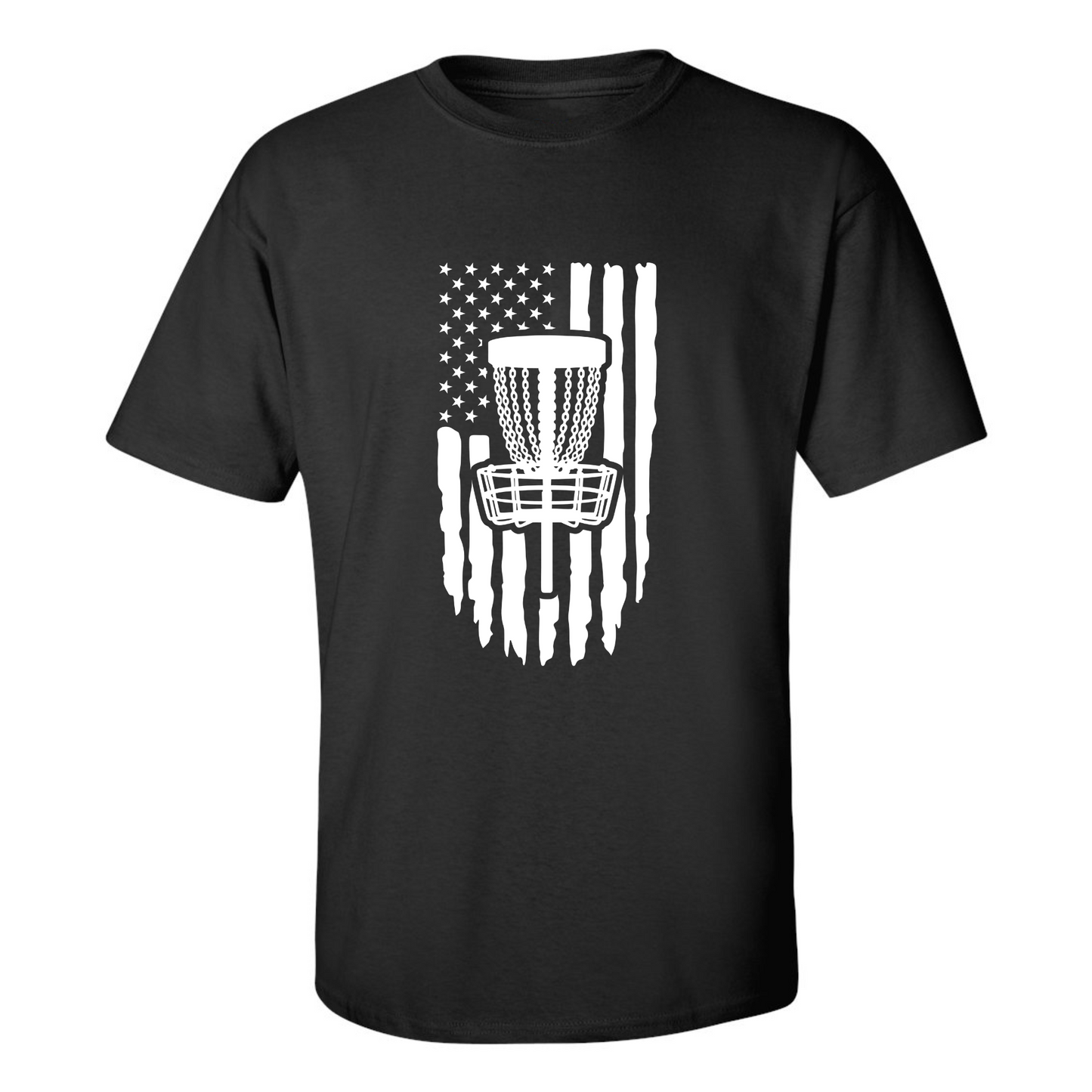 Disc Golf Shirt American Flag PATRIOTIC Discgolfing Discgolfer Graphic T-Shirt