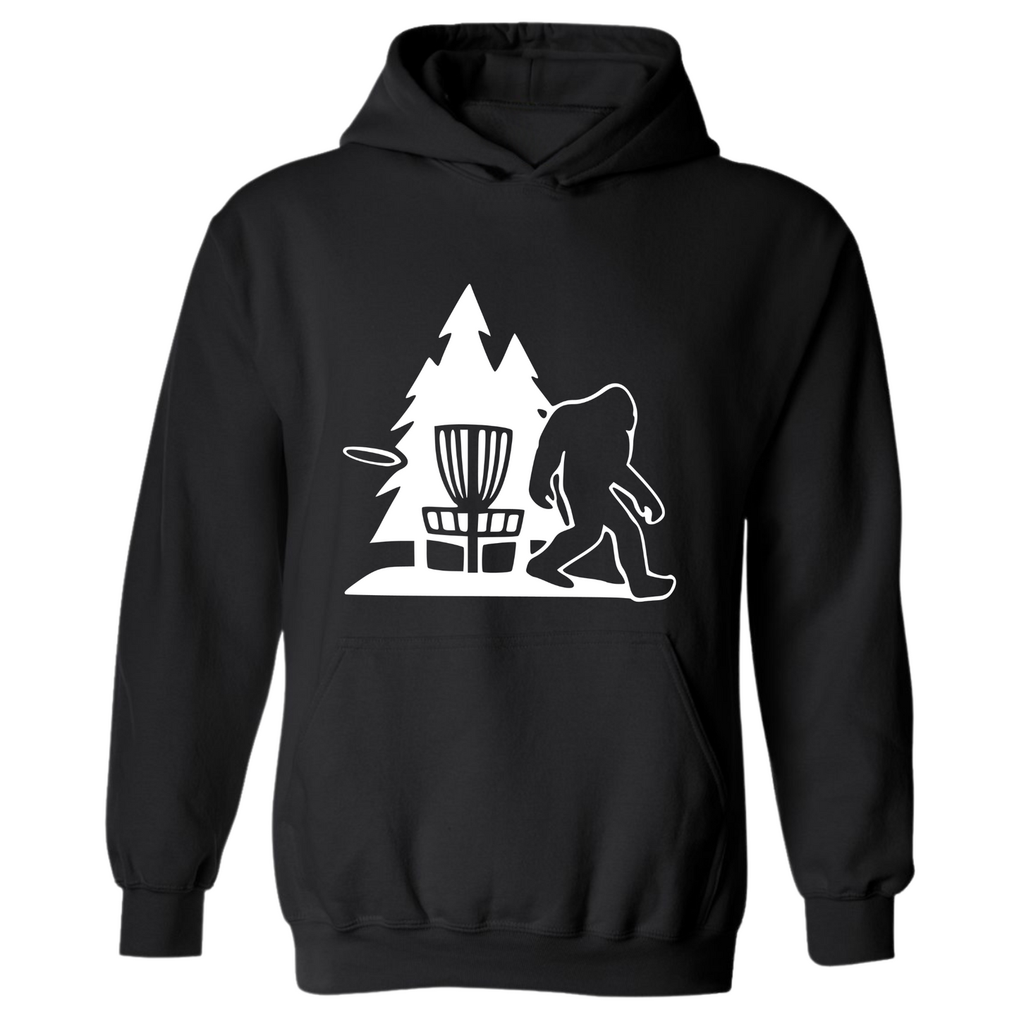 Disc Golf Hoodie SASQUATCH BASKET Discgolfer Discgolfing Sweatshirt