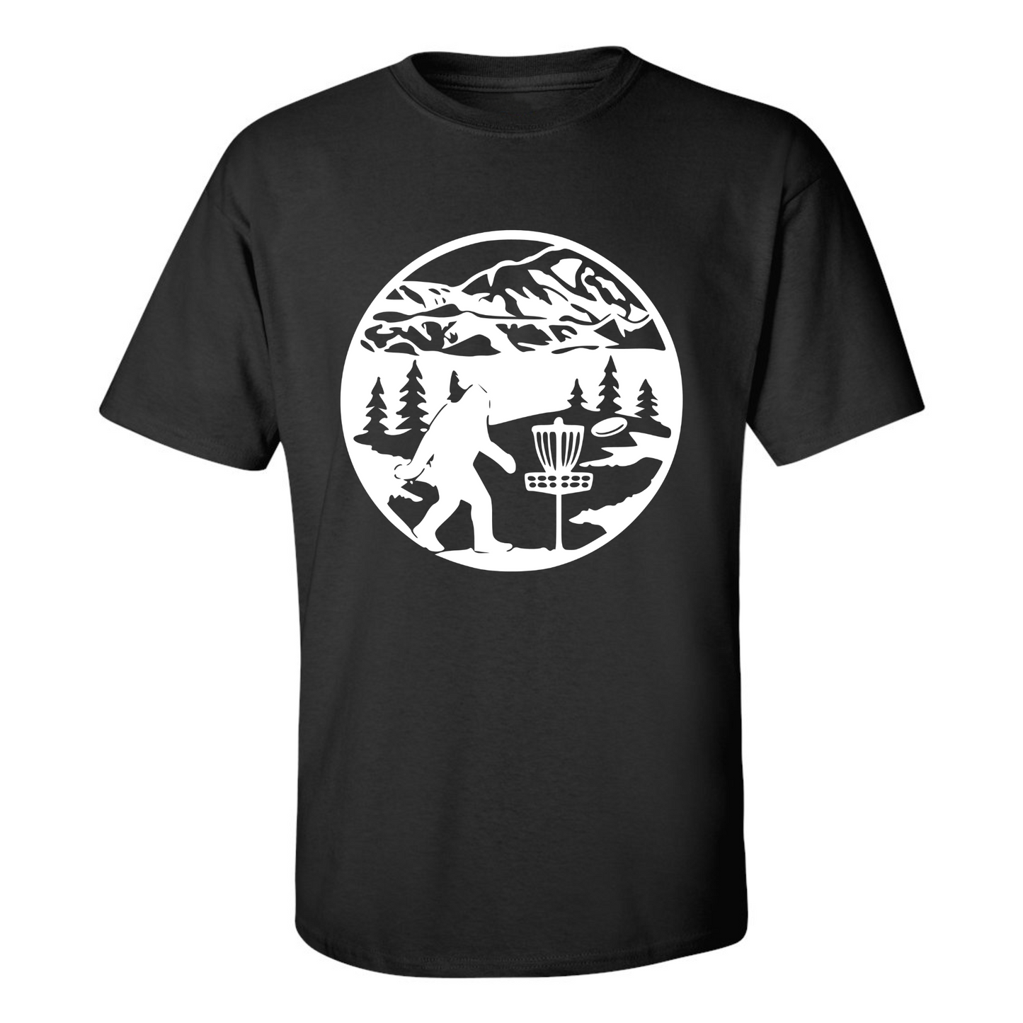 Disc Golf T Shirt SASQUATCH MOUNTAINS Discgolfer Discgolfing Shirt