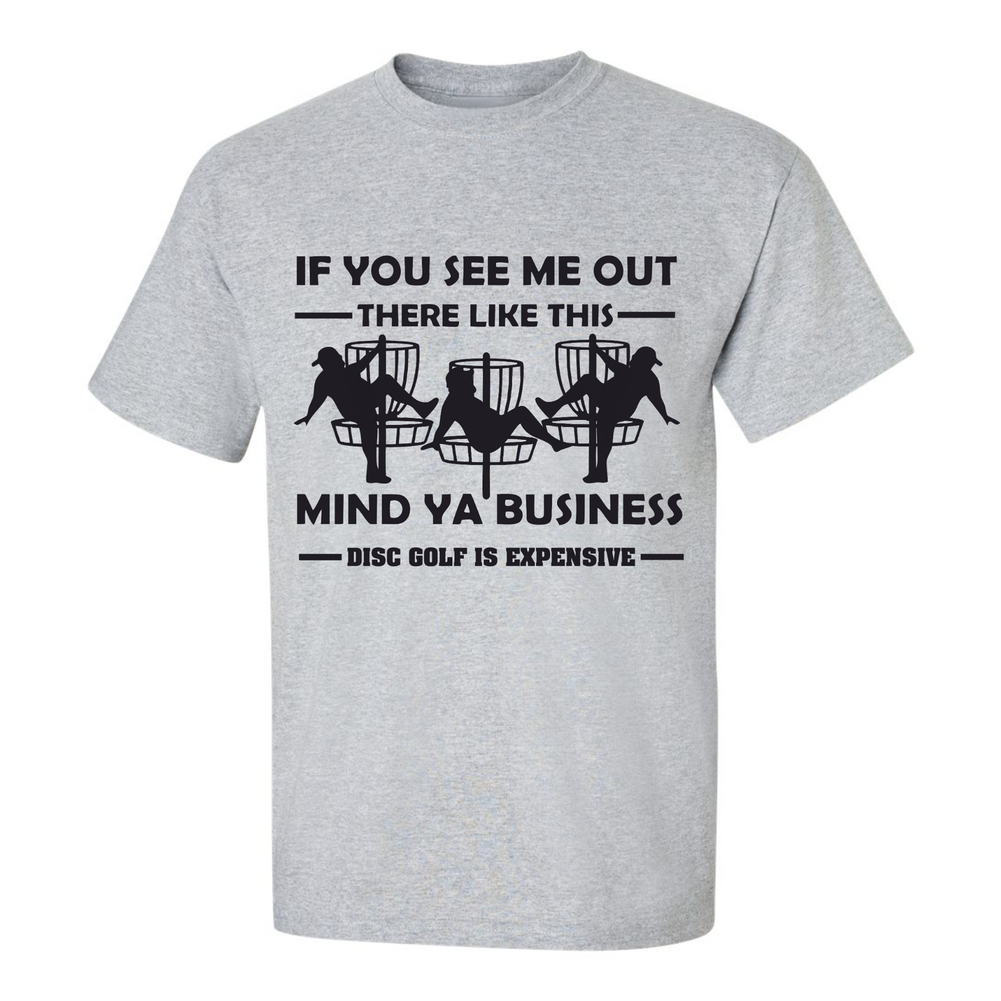 Disc Golf T Shirt STRIPPER MAN DiscGolf Funny Discgolfing Discgolfer Shirt