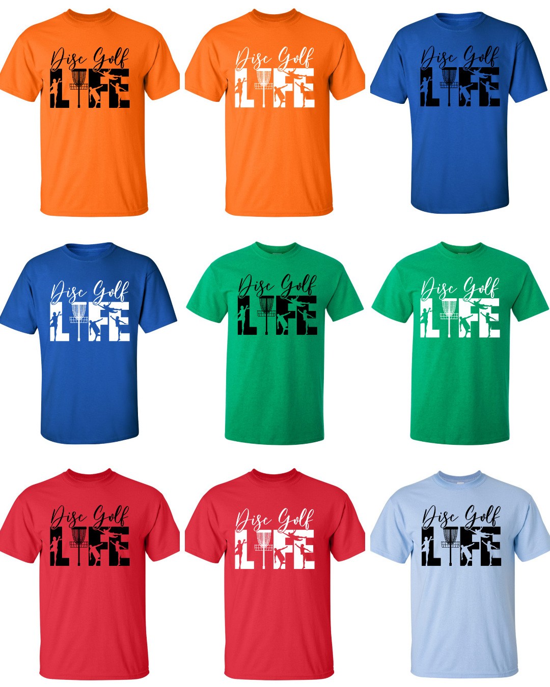 Disc Golf T Shirt DISCGOLF LIFE Discgolfer Discgolfing Shirt