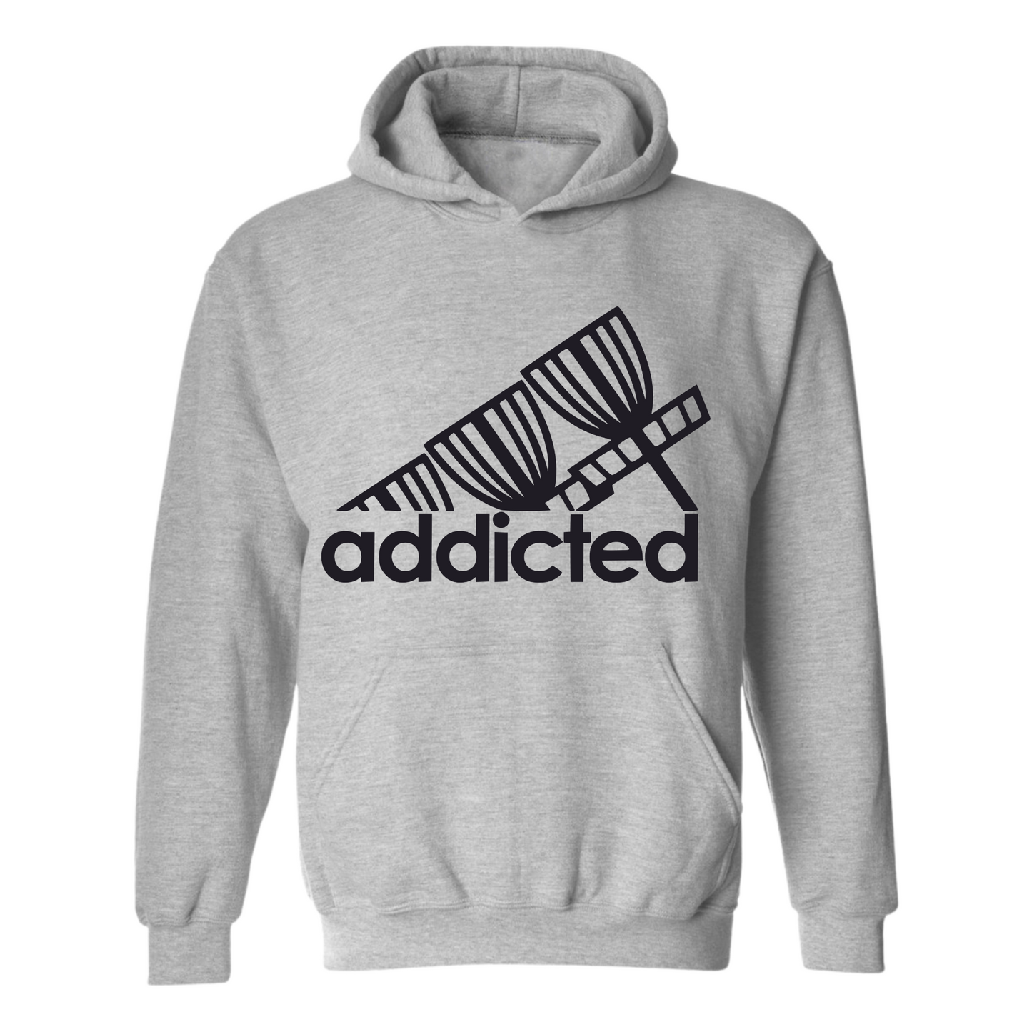 Disc Golf Hoodie Addicted Discgolfer Discgolfing Athletic Sweatshirt