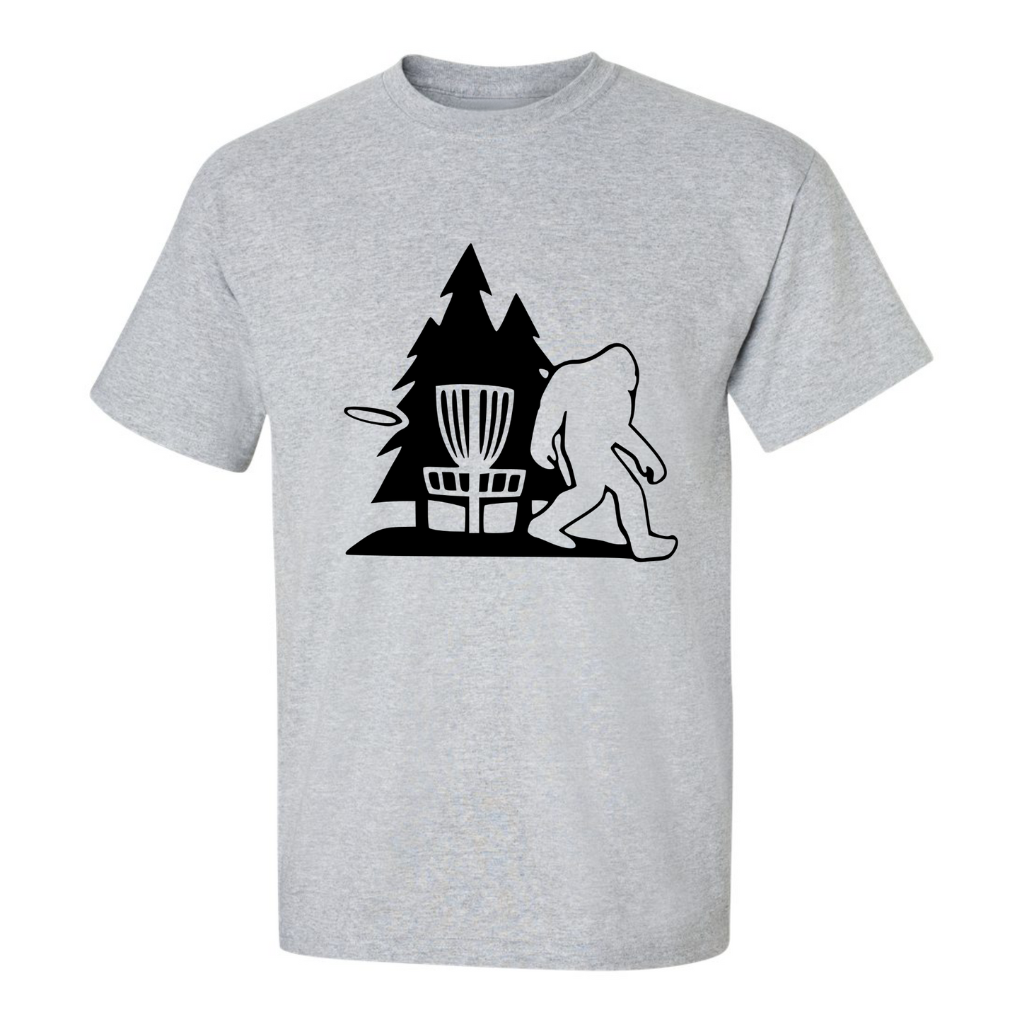 Disc Golf T Shirt SASQUATCH BASKET Discgolfer Discgolfing Shirt