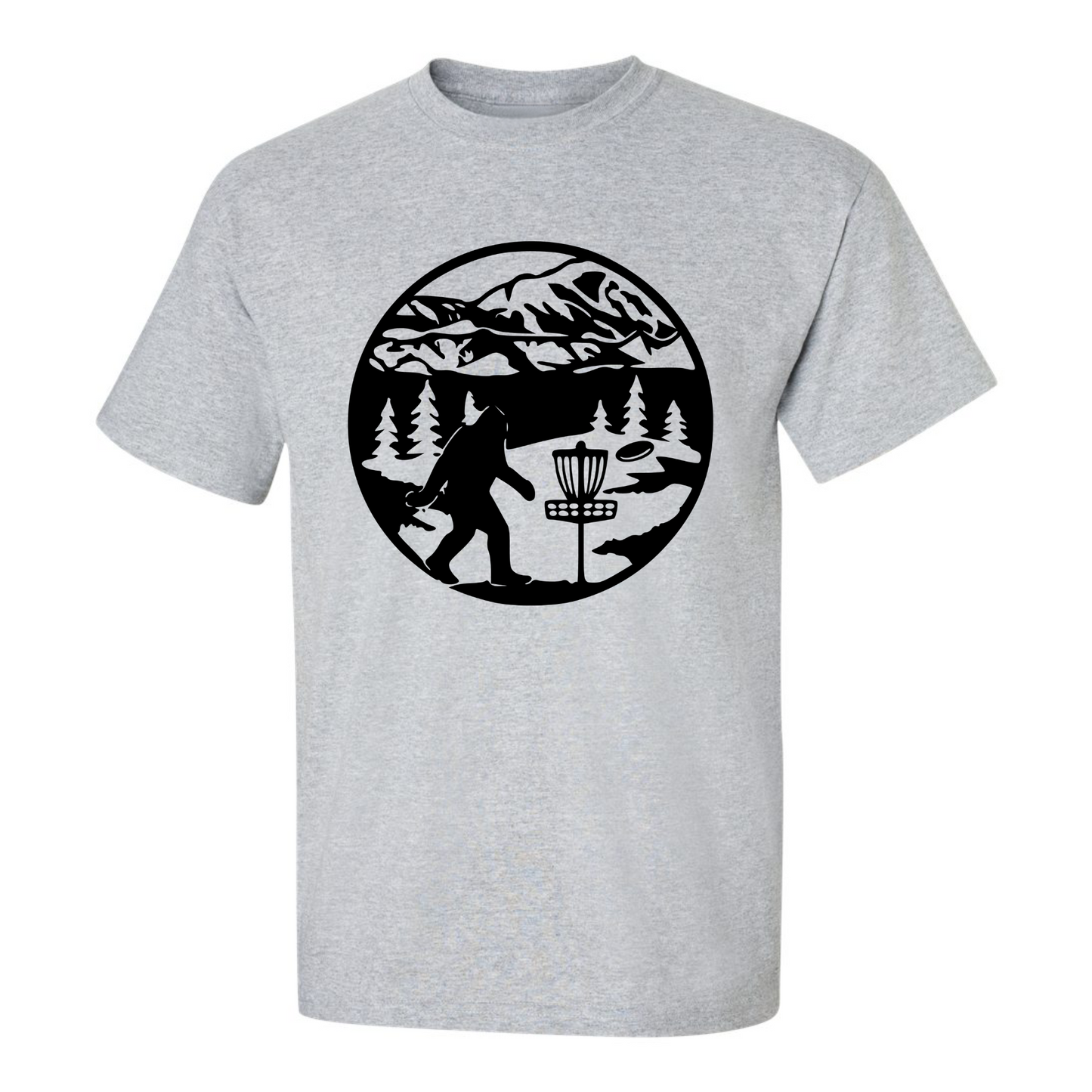 Disc Golf T Shirt SASQUATCH MOUNTAINS Discgolfer Discgolfing Shirt