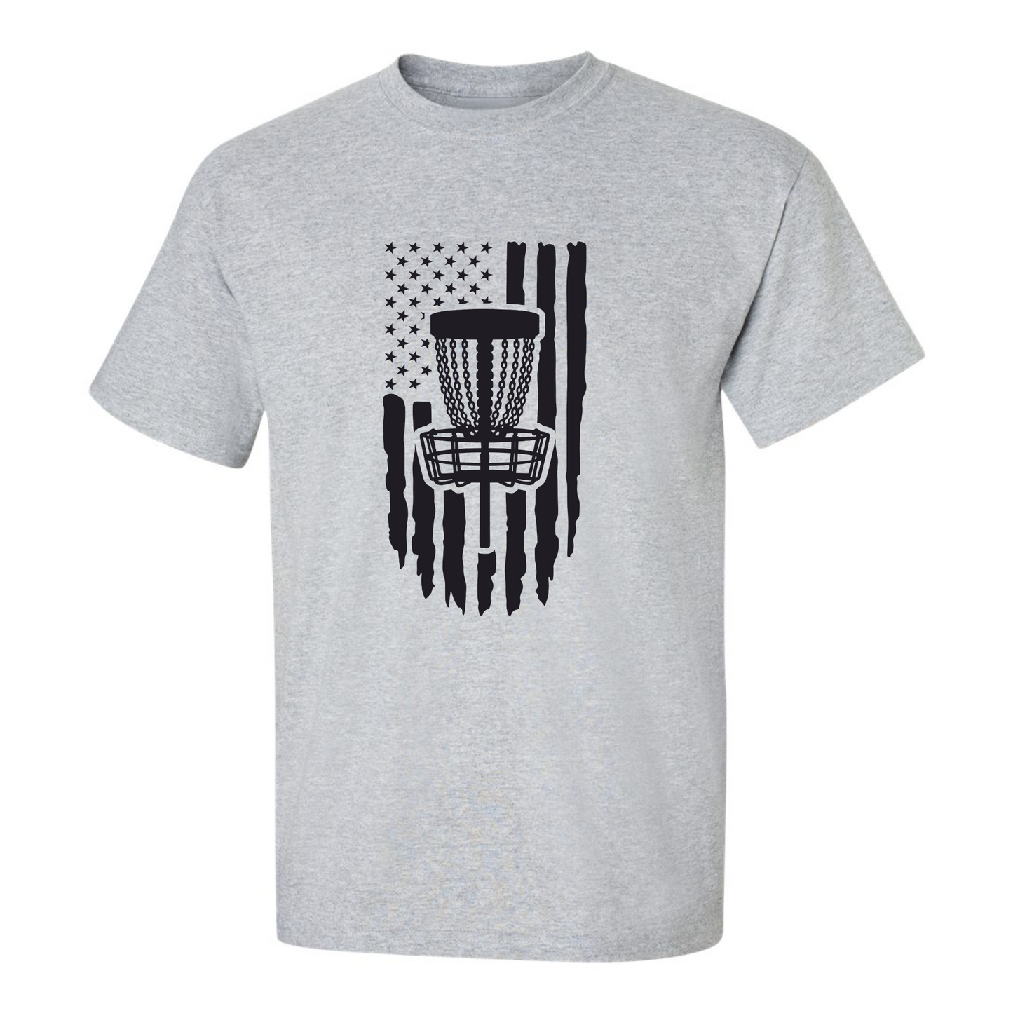 Disc Golf Shirt American Flag PATRIOTIC Discgolfing Discgolfer Graphic T-Shirt