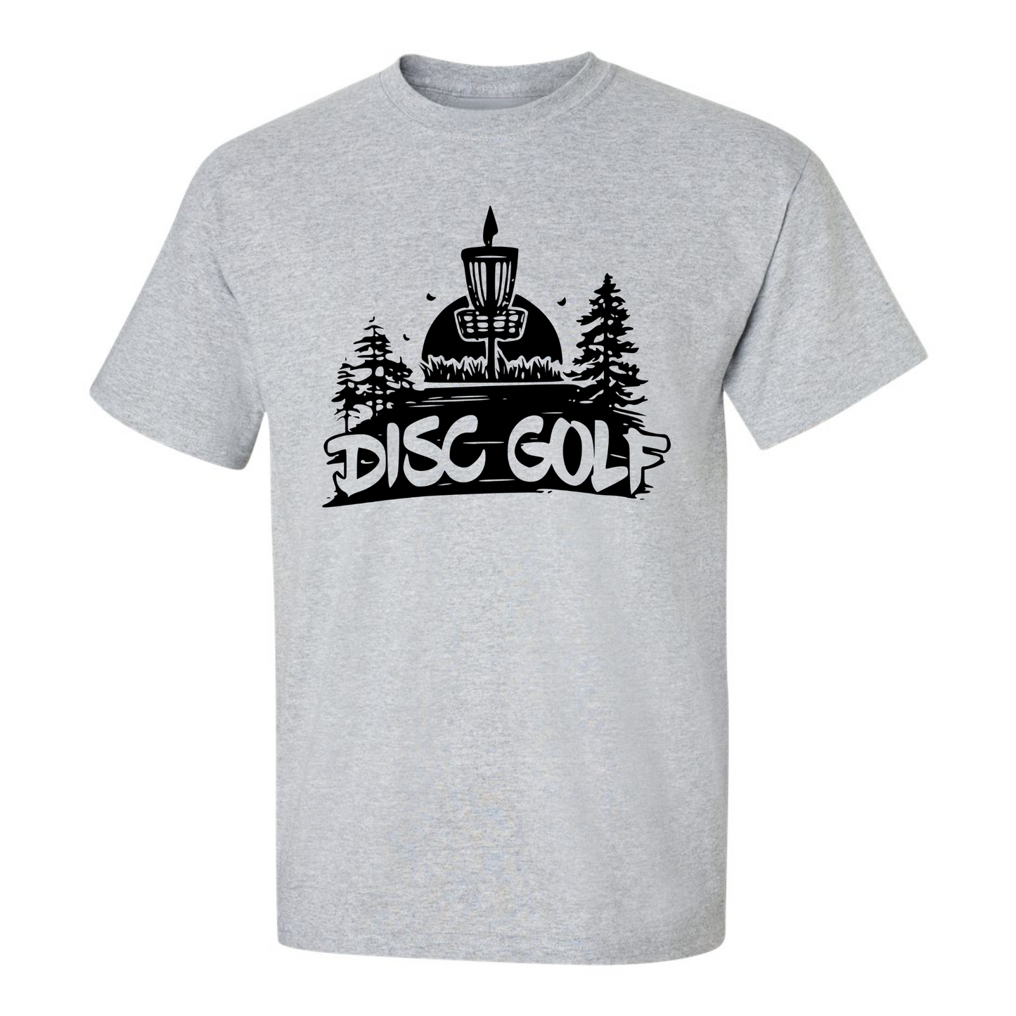 Disc Golf T Shirt DISCGOLF SUNSET Discgolfer Discgolfing Shirt