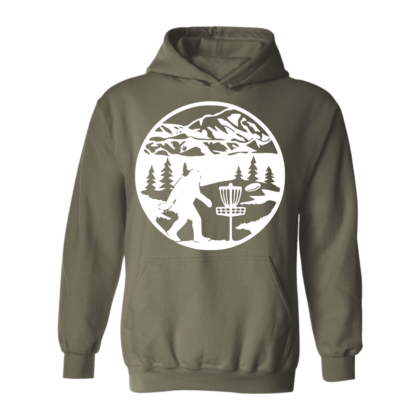 Disc Golf Hoodie SASQUATCH MOUNTAINS Discgolfer Discgolfing Sweatshirt