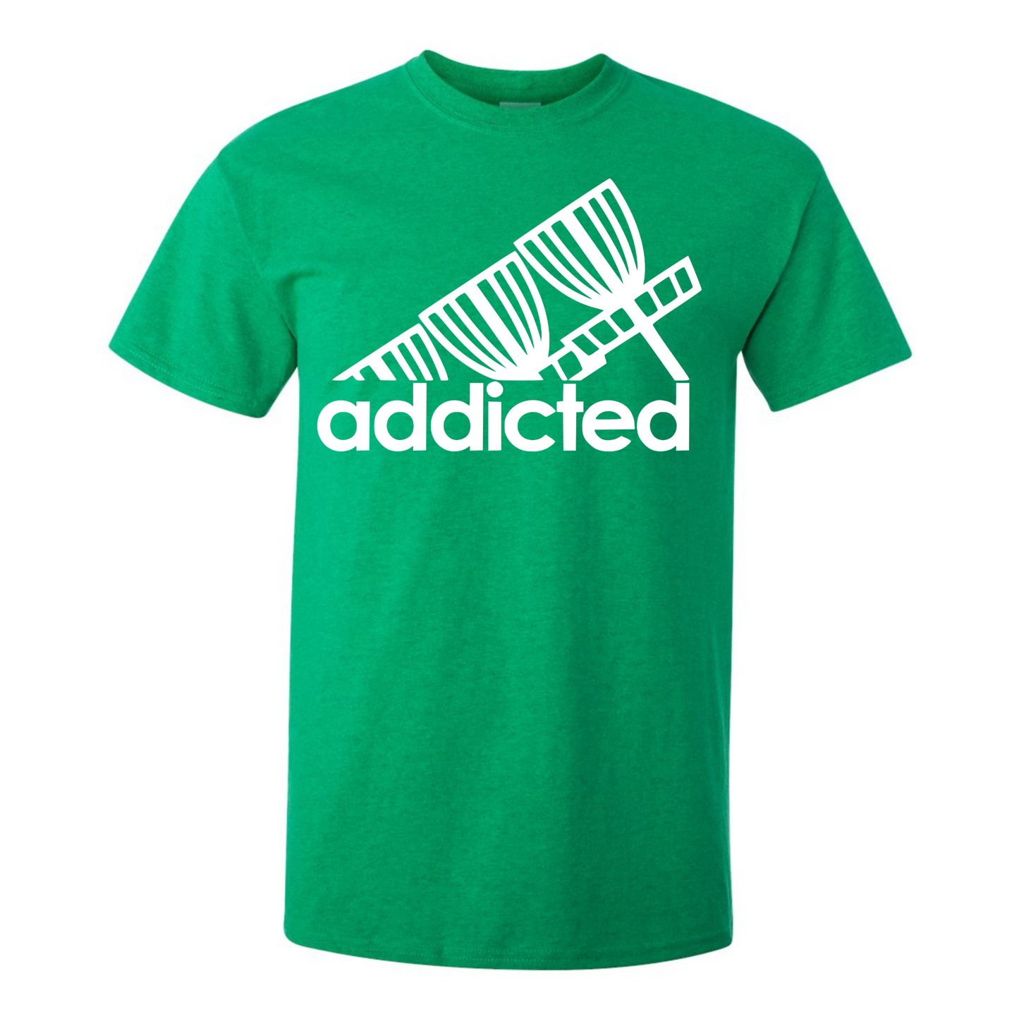 Disc Golf T Shirt ADDICTED Discgolfer Discgolfing Shirt