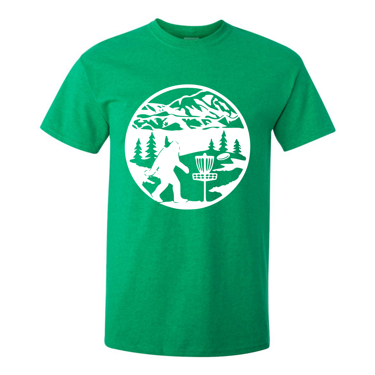 Disc Golf T Shirt SASQUATCH MOUNTAINS Discgolfer Discgolfing Shirt