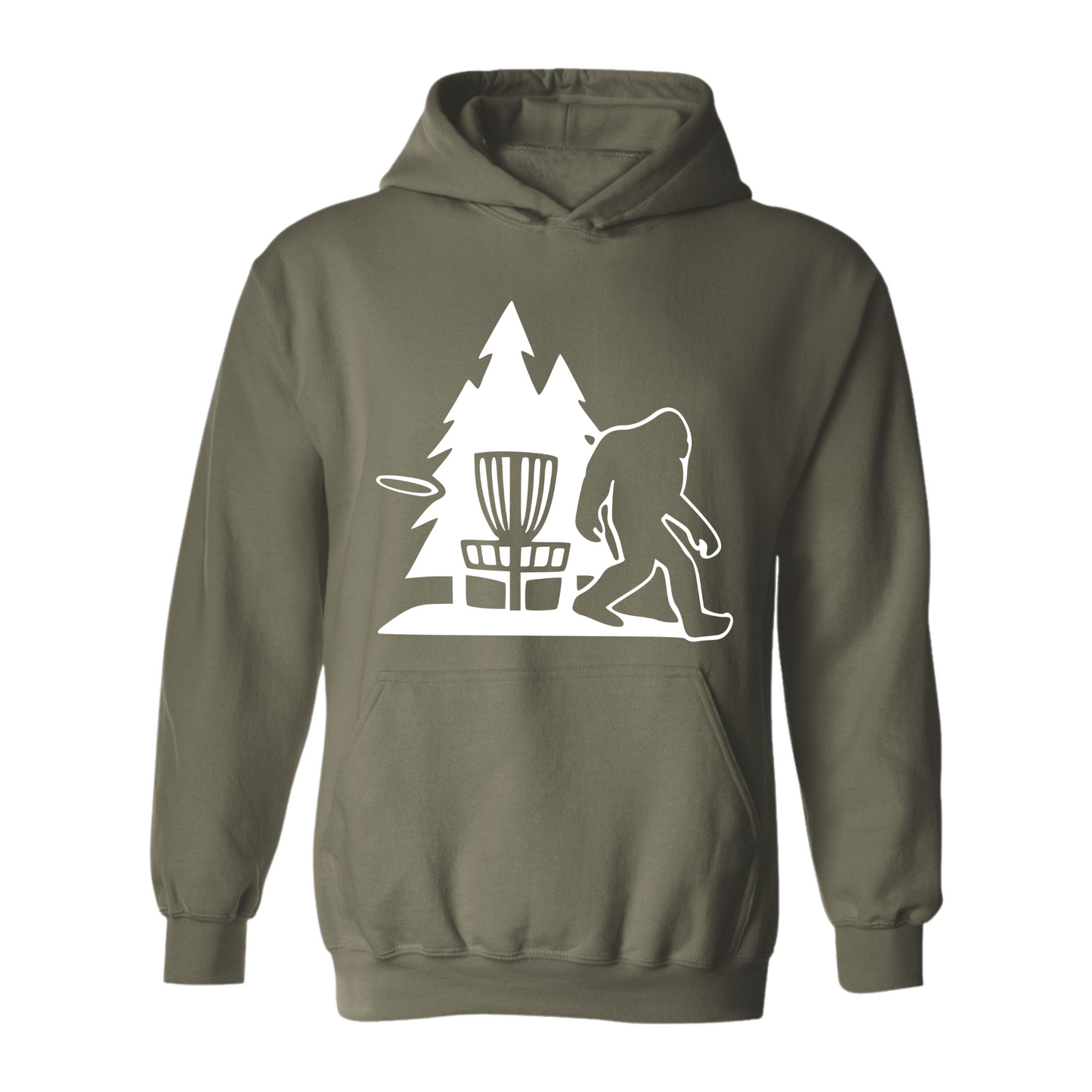 Disc Golf Hoodie SASQUATCH BASKET Discgolfer Discgolfing Sweatshirt