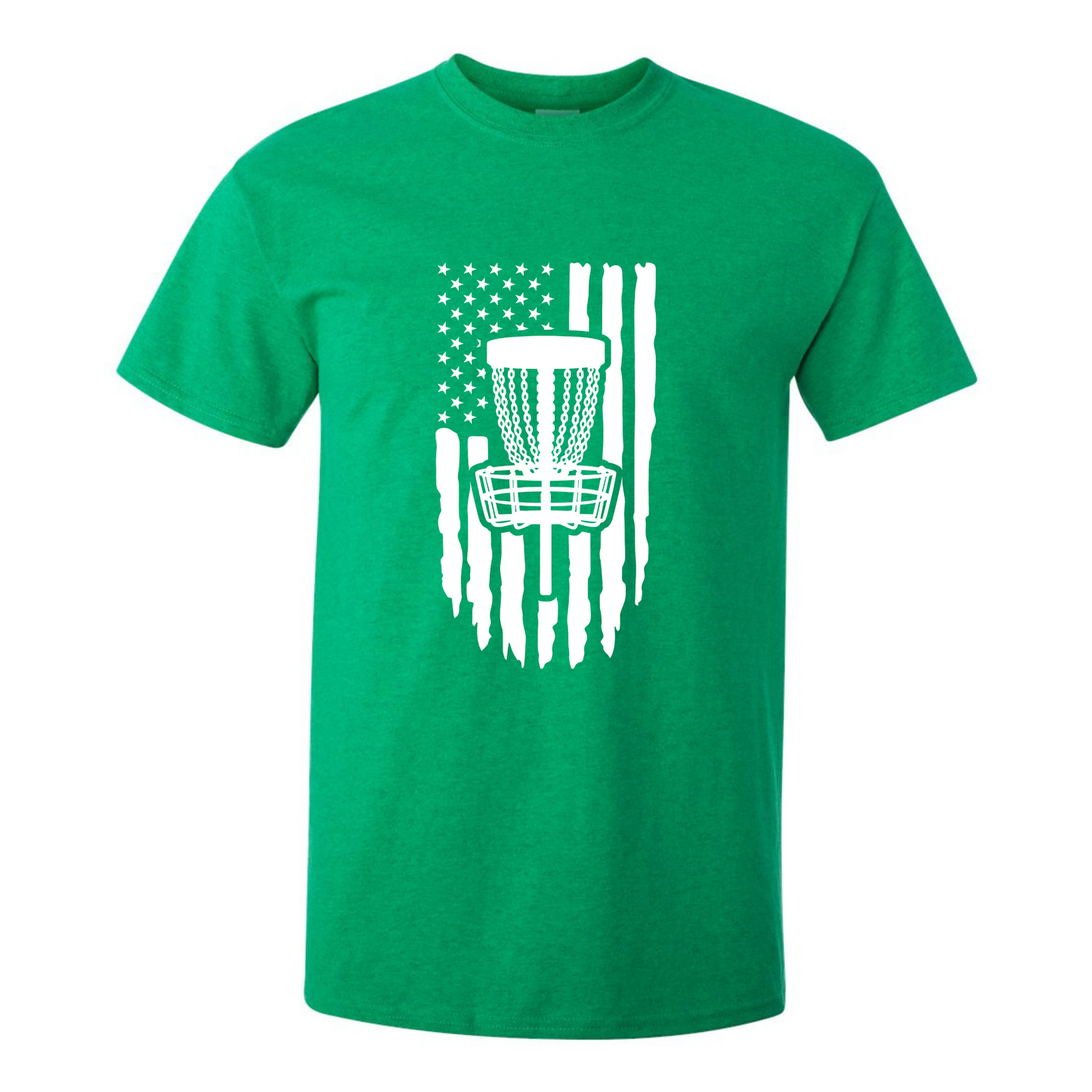 Disc Golf Shirt American Flag PATRIOTIC Discgolfing Discgolfer Graphic T-Shirt