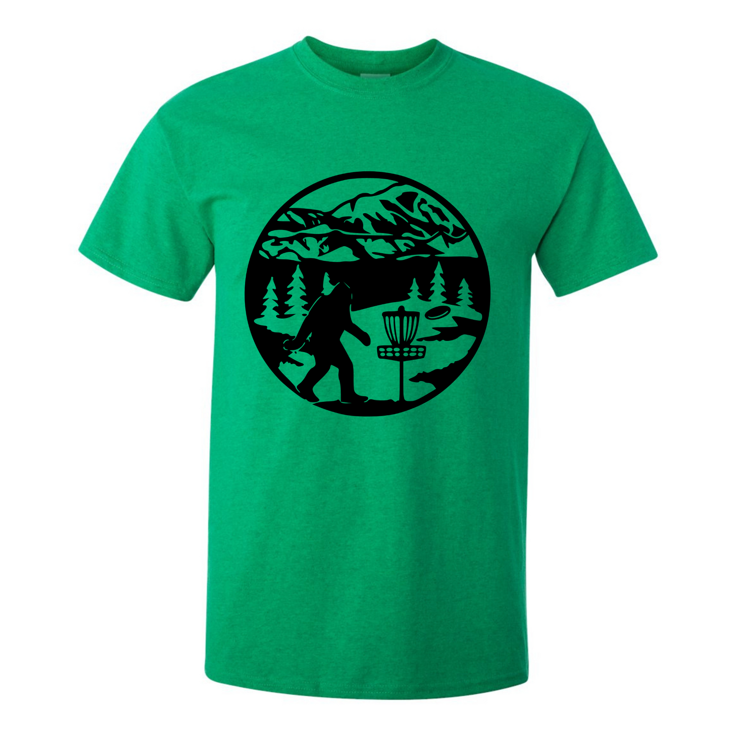 Disc Golf T Shirt SASQUATCH MOUNTAINS Discgolfer Discgolfing Shirt