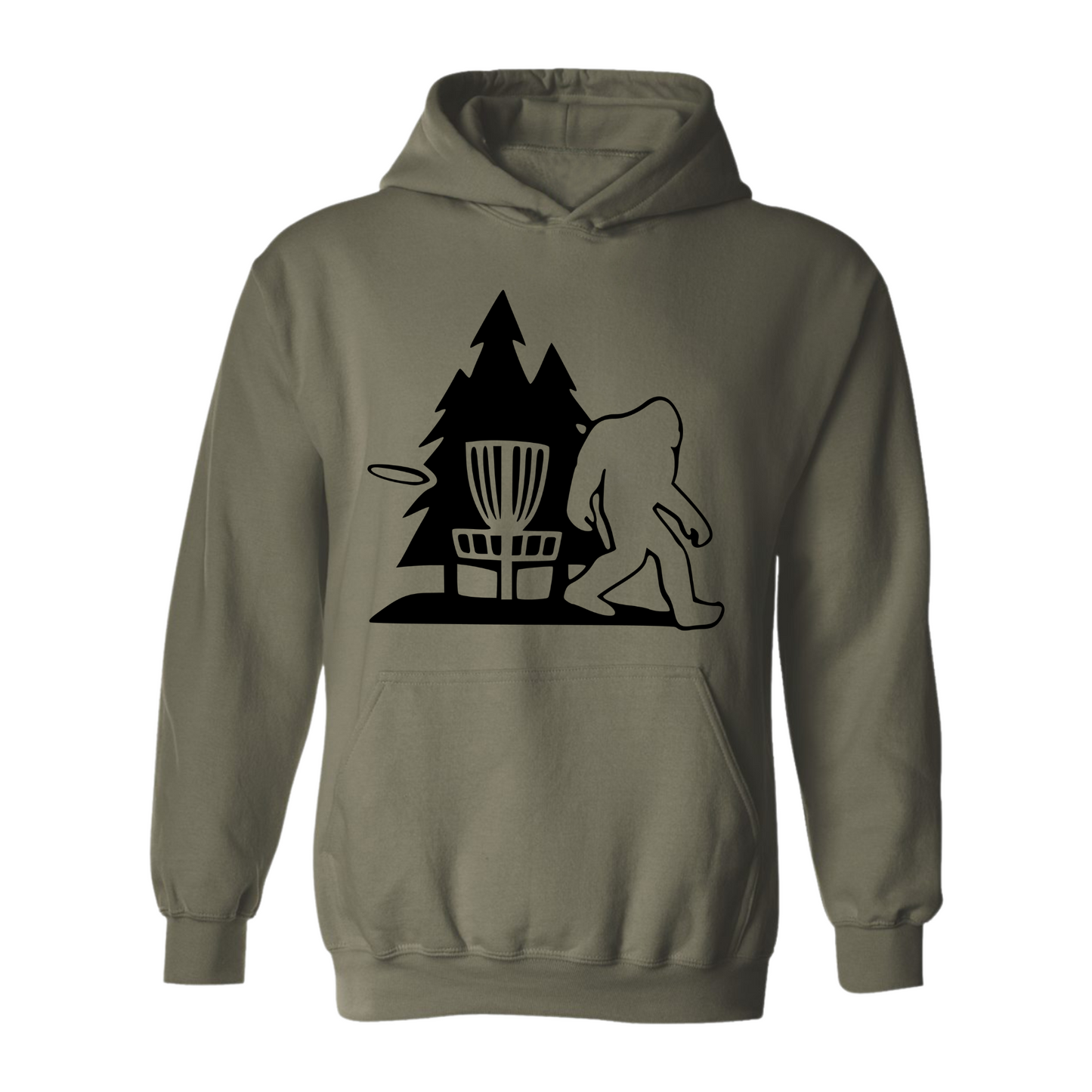 Disc Golf Hoodie SASQUATCH BASKET Discgolfer Discgolfing Sweatshirt